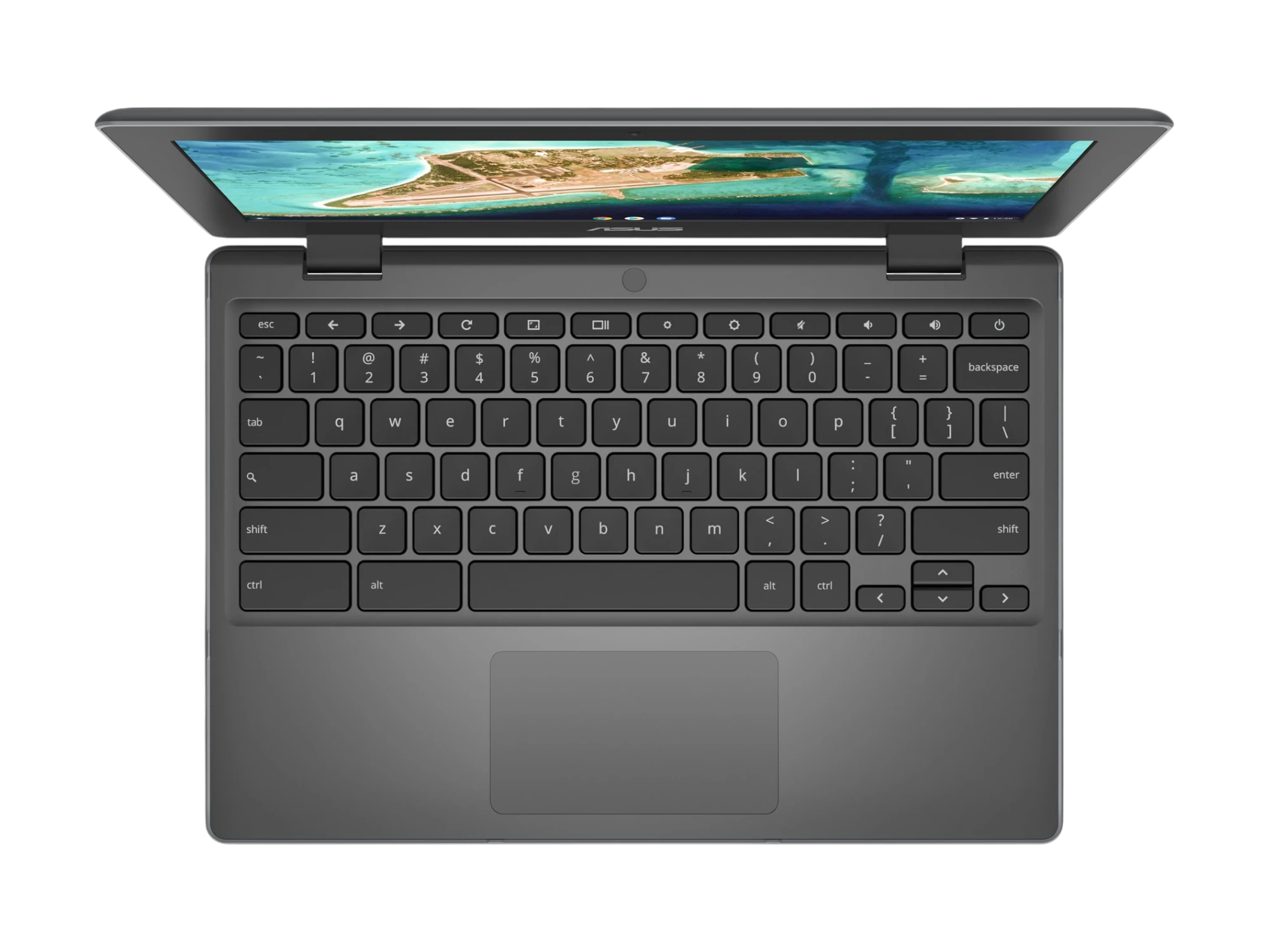 ASUS Chromebook CR1 11.6" Notebook, Intel N100, 4GB RAM, 32GB eMMC (Dark Gray) — Being Shipped