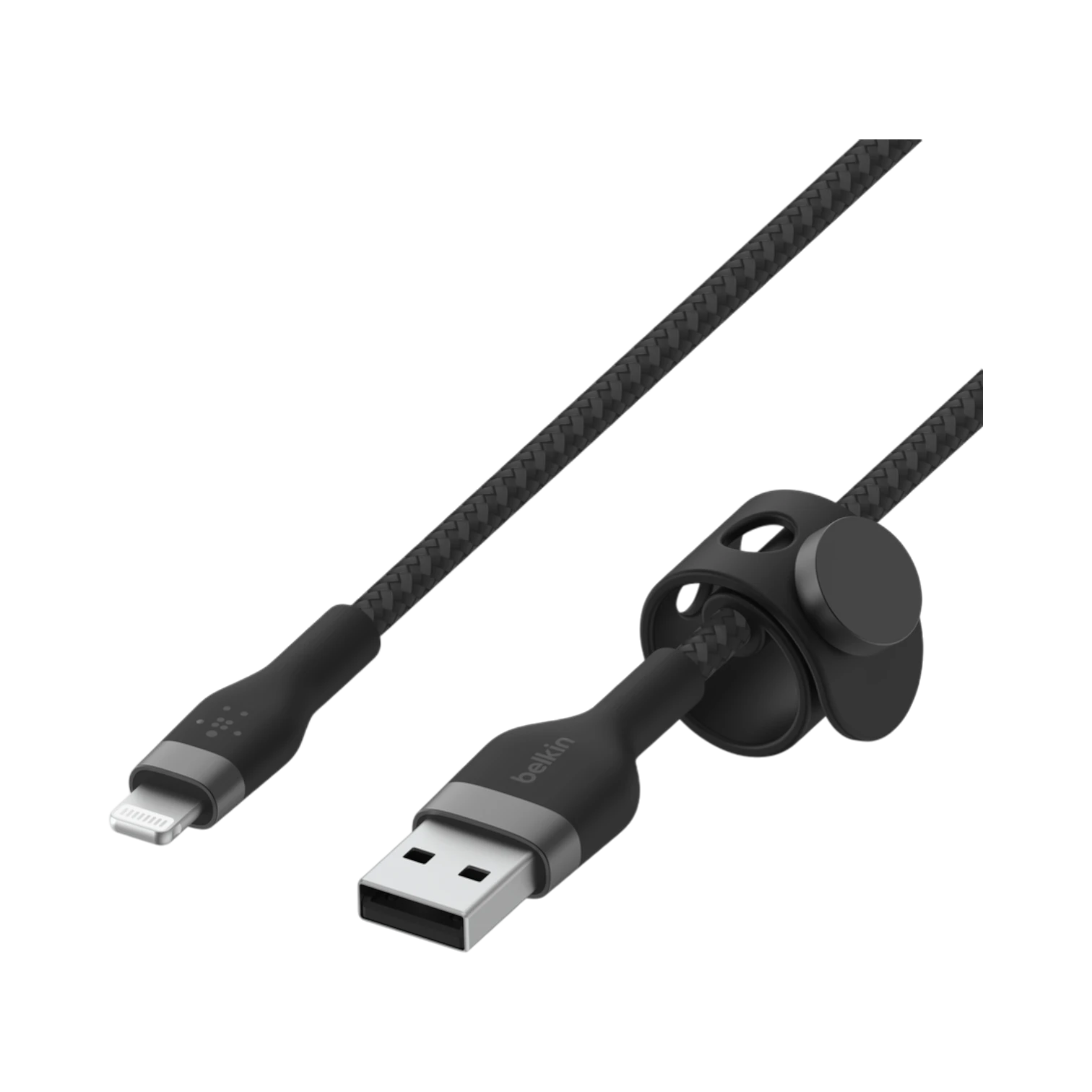 Belkin BoostCharge Pro Flex Lightning to USB-A Cable (Black) — Being Shipped