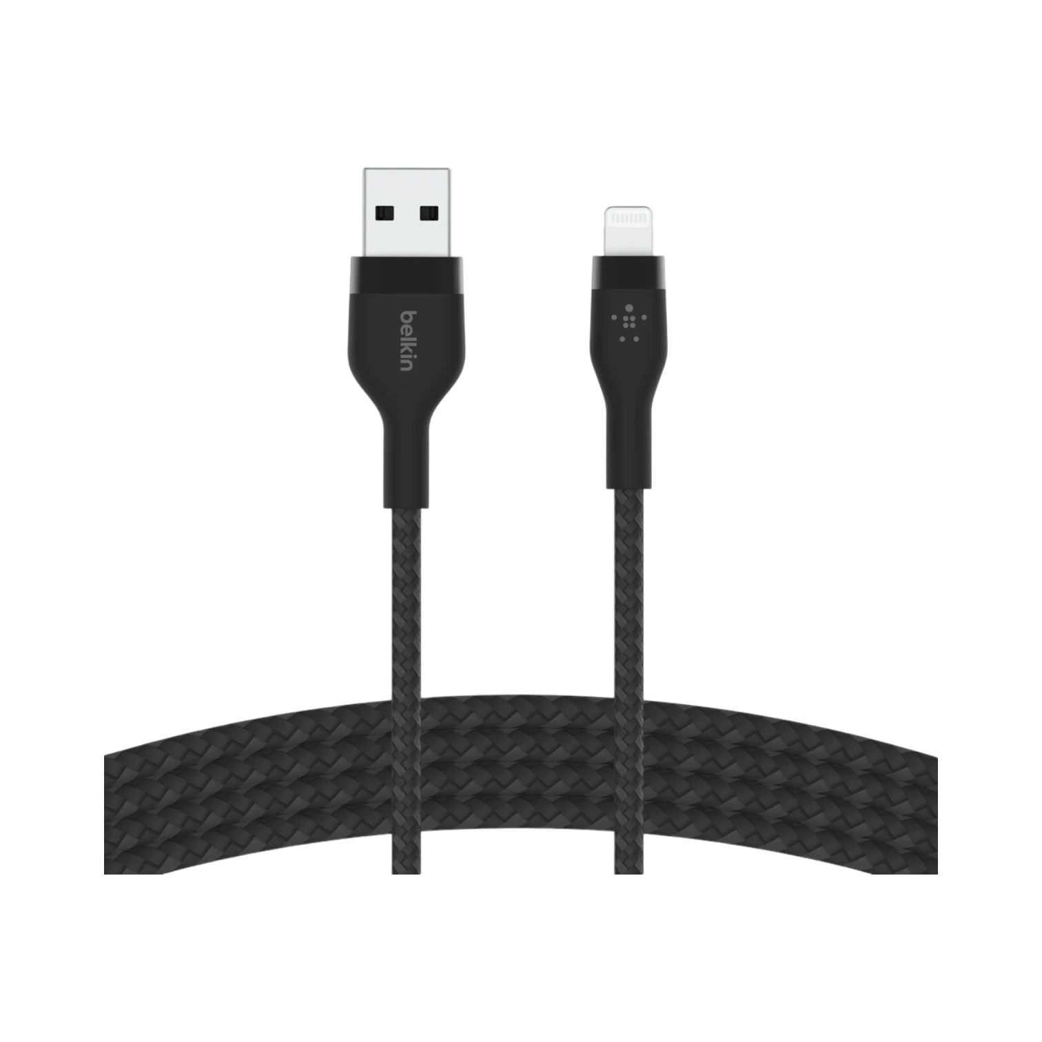 Belkin BoostCharge Pro Flex Lightning to USB-A Cable (Black) — Being Shipped