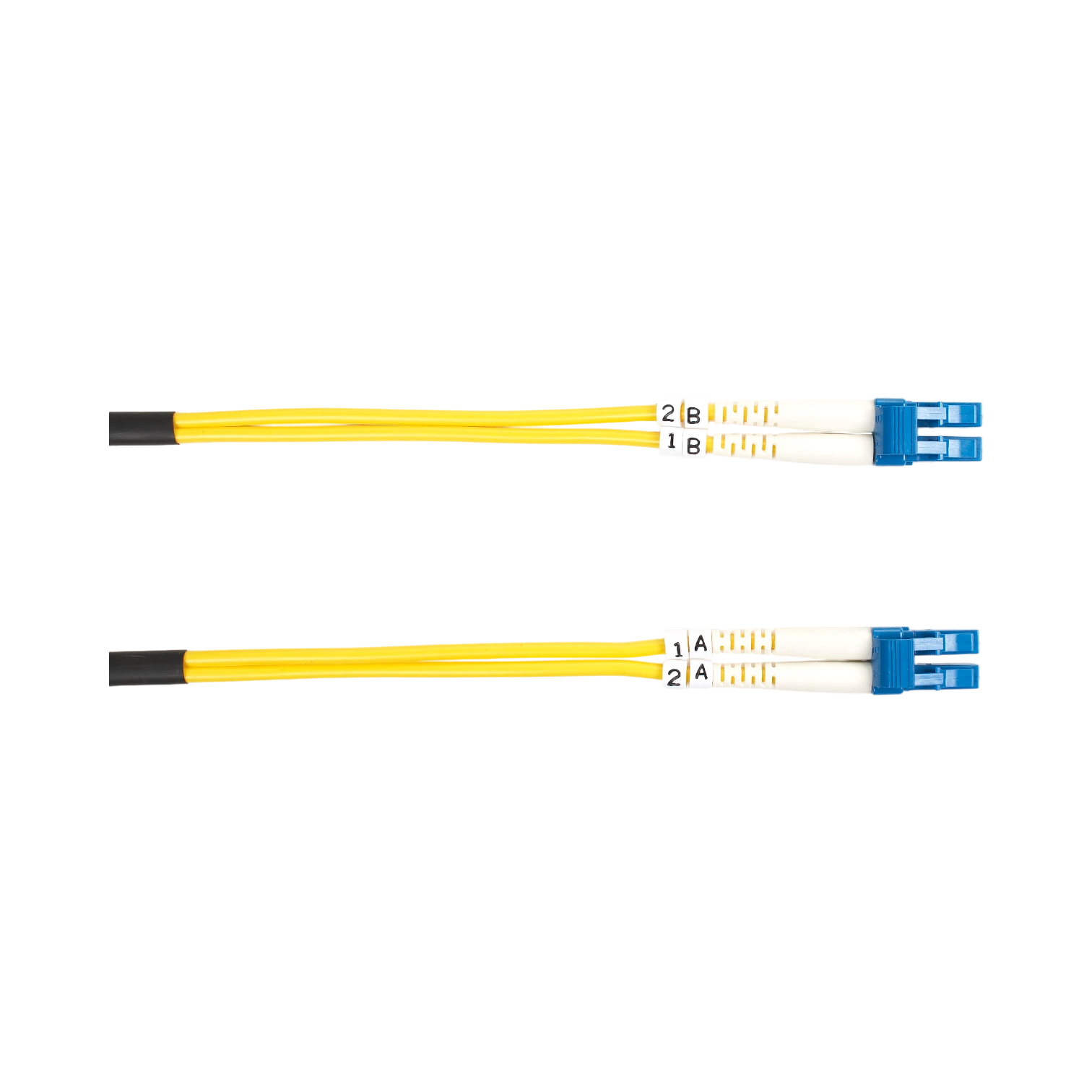 Black Box 6.5ft OS2 Singlemode LC-LC Fiber Optic Patch Cable (Yellow) — Being Shipped