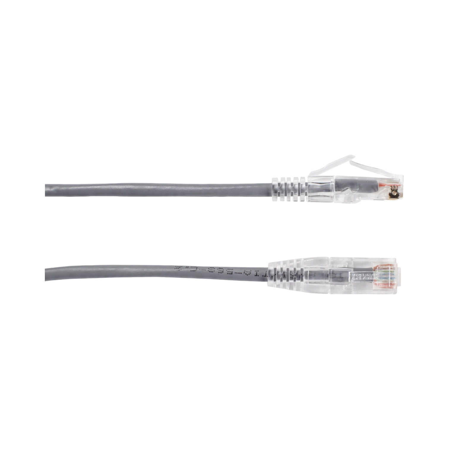 Black Box 10ft Slim-Net CAT6 Snagless 28AWG Ethernet Patch Cable (Gray) — Being Shipped