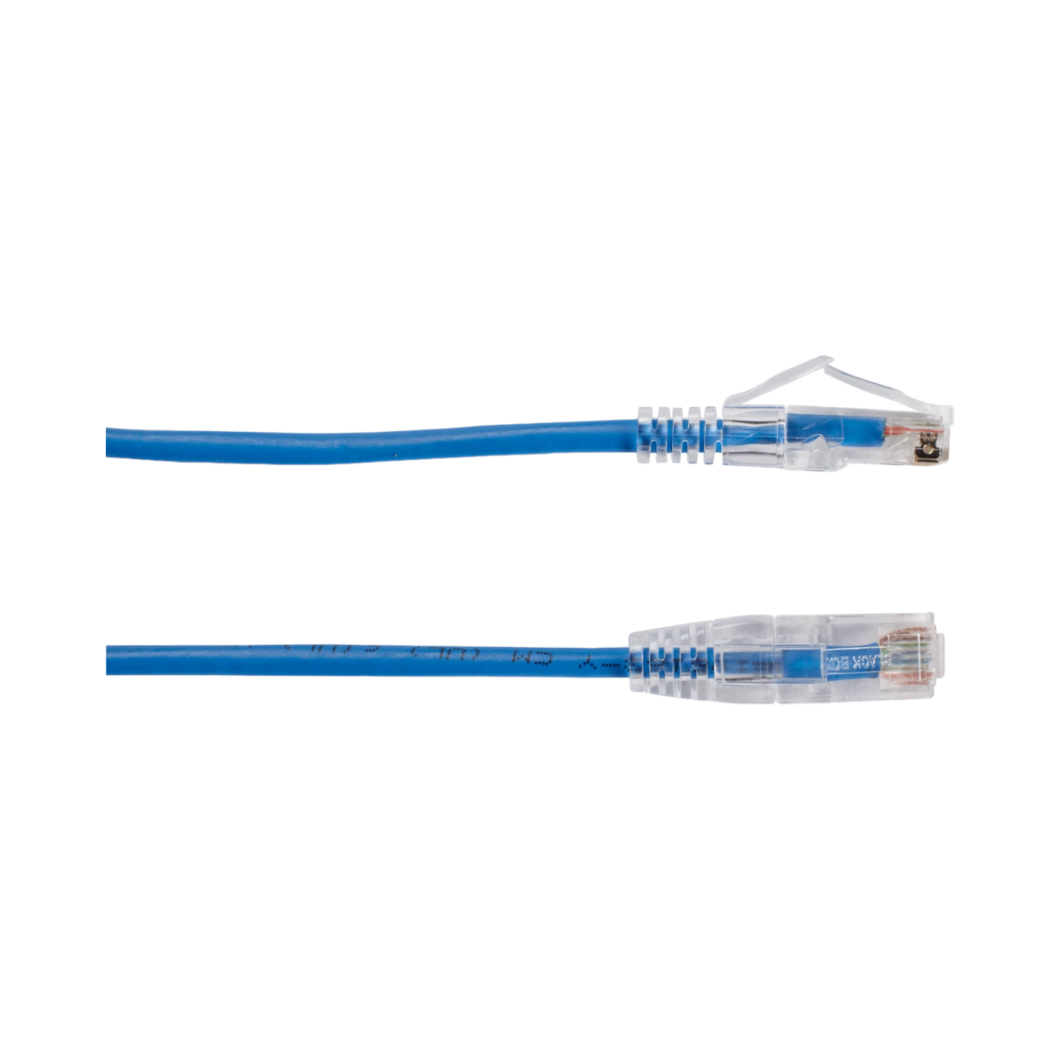 Black Box 5ft Slim-Net CAT6A 28AWG Snagless Ethernet Patch Cable (Blue) — Being Shipped