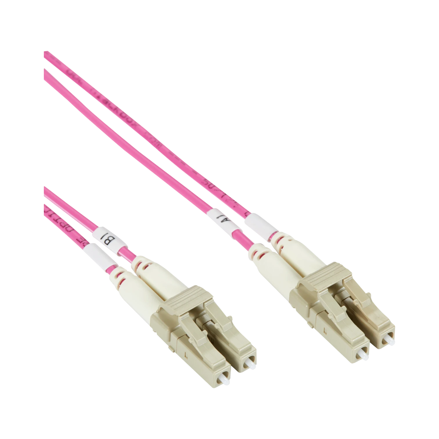 Black Box 9.8ft OM4 Multimode 10/100G Fiber Patch Cable LC-LC (Violet) — Being Shipped