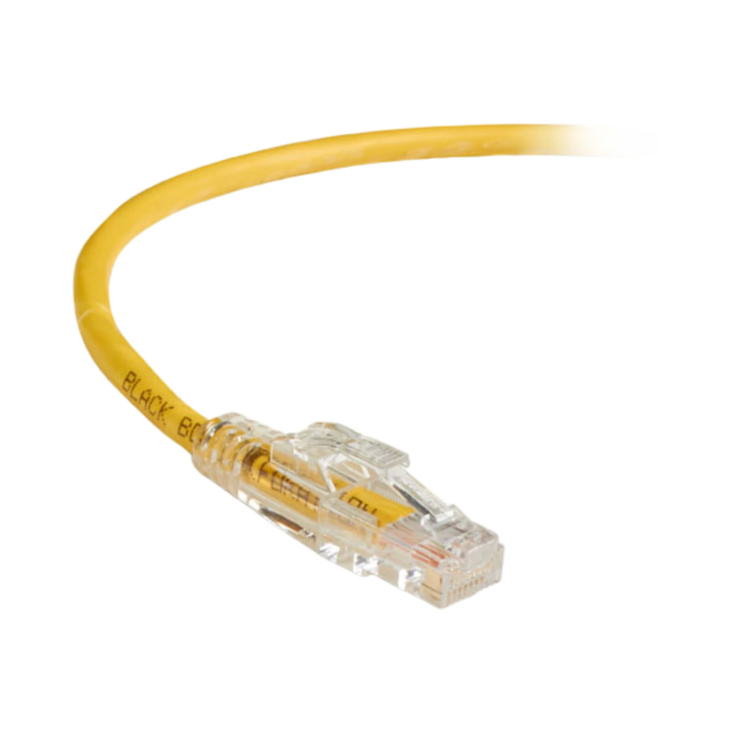 Black Box 6ft GigaTrue 3 CAT6 550-MHz Locking Ethernet Cable (Yellow) — Being Shipped