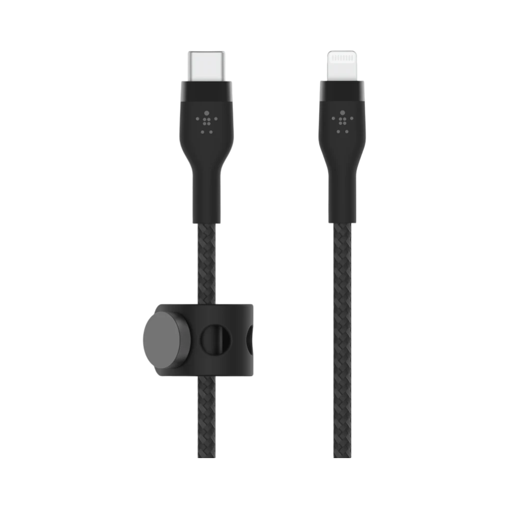 Belkin BoostCharge Pro Flex USB-C to Lightning Cable 6.6' (Black) — Being Shipped