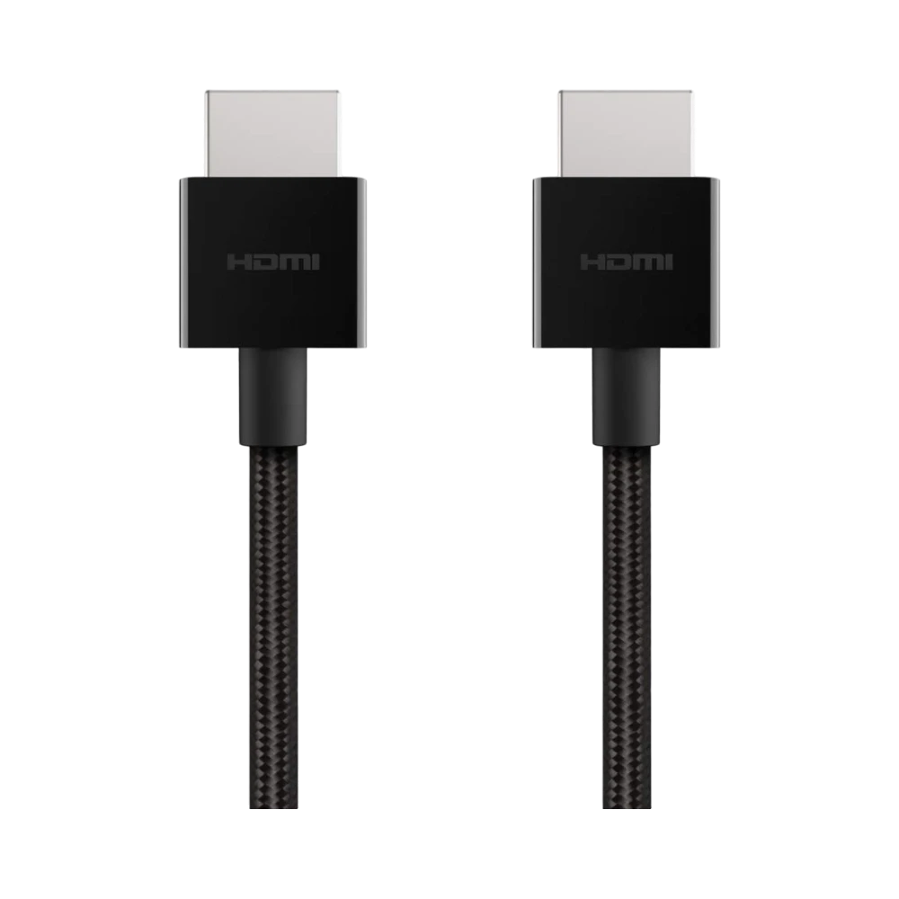 Belkin Ultra HD HDMI 2.1 Braided Cable 6.6ft (Black) — Being Shipped