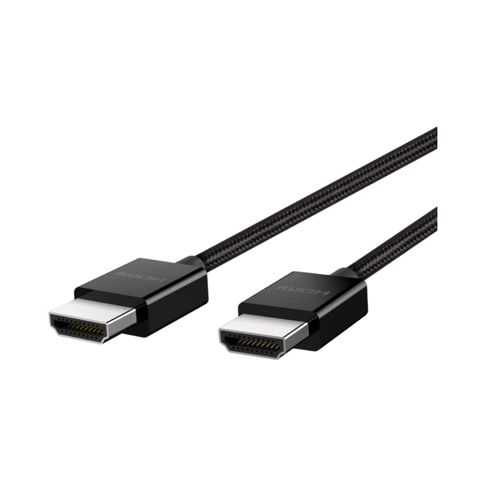 Belkin Ultra HD HDMI 2.1 Braided Cable 6.6ft (Black) — Being Shipped