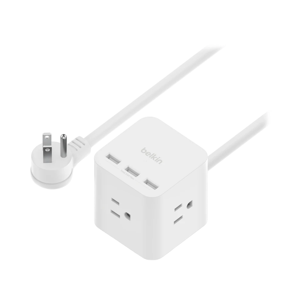 Belkin 3-Outlet Power Cube with USB-A Ports & 5-Foot Cord — Being Shipped