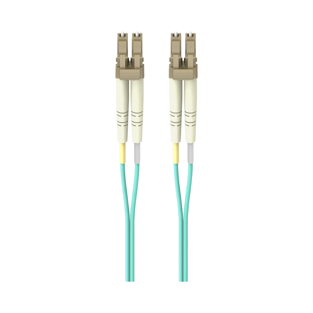 Belkin 4M 10GB Multimode Fiber Optic LC/LC Cable (Aqua) — Being Shipped