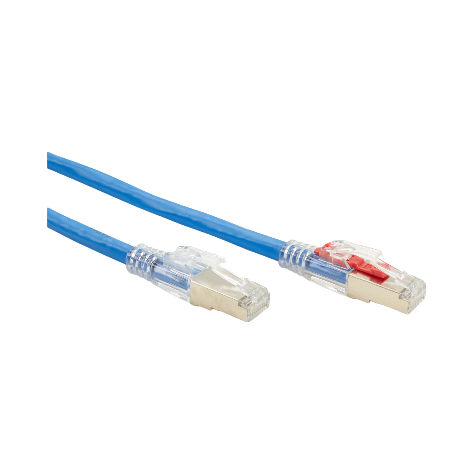 Black Box 3ft CAT6A Locking Shielded Ethernet Patch Cable (Blue) — Being Shipped