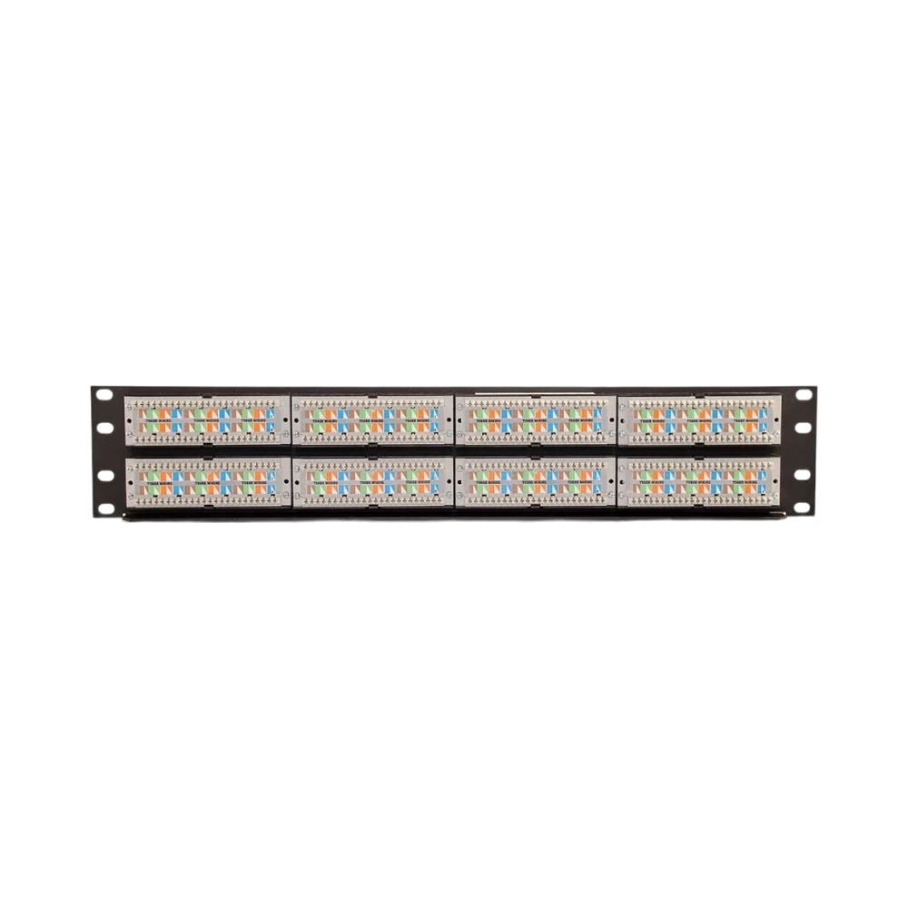 C2G 48-Port Cat5E 110-Type Patch Panel 2RU (Black) — Being Shipped