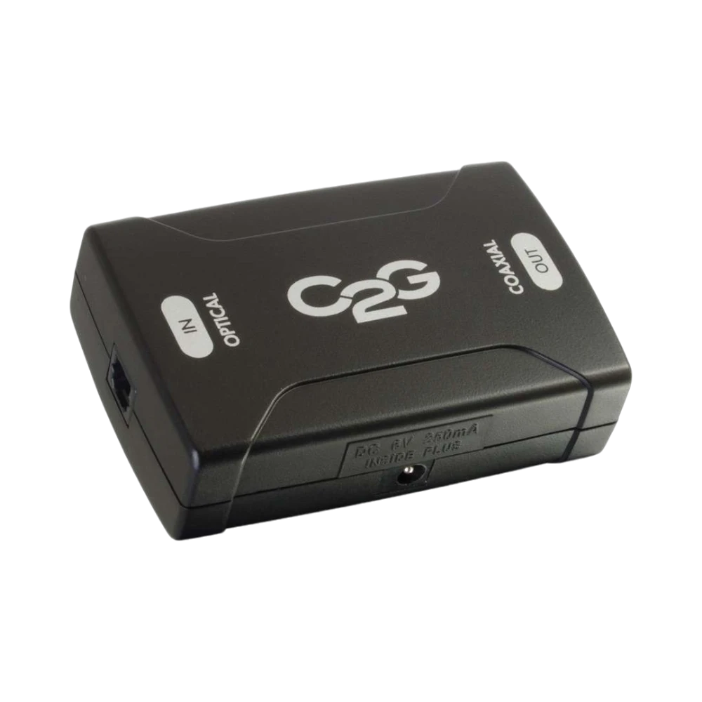 C2G Optical to Coaxial Digital Audio Converter TAA Compliant — Being Shipped