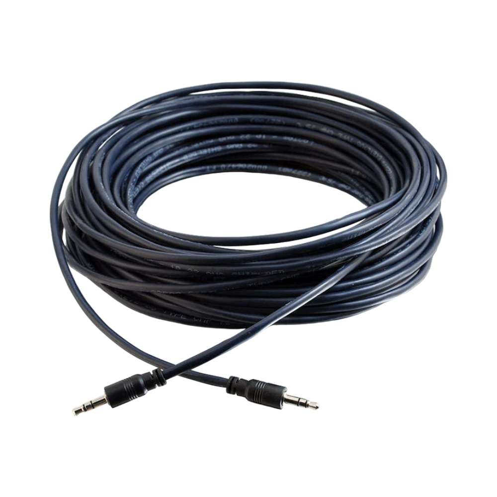 C2G 25ft 3.5mm Stereo Audio Cable with Low-Profile Connectors — Being Shipped