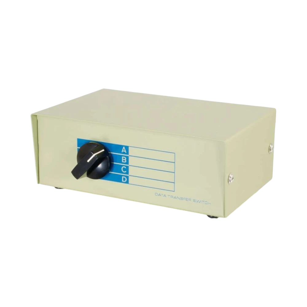 C2G 4-Port DB25 Manual Switch Box for DB25 Female Connectors — Being Shipped