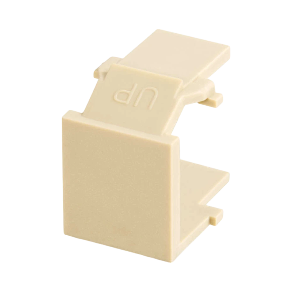 C2G Snap-In Blank Keystone Insert Module (Ivory) — Being Shipped