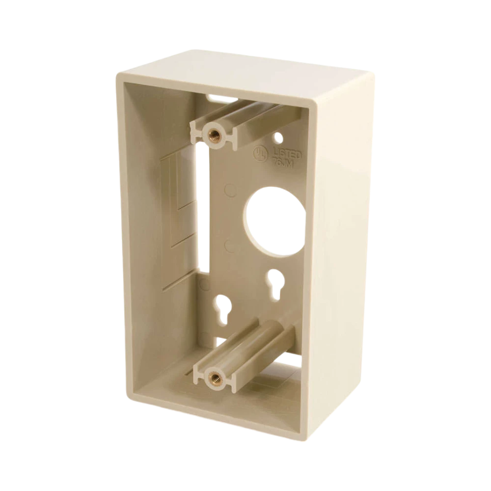 C2G Single Gang Wall Box (Ivory) — Being Shipped