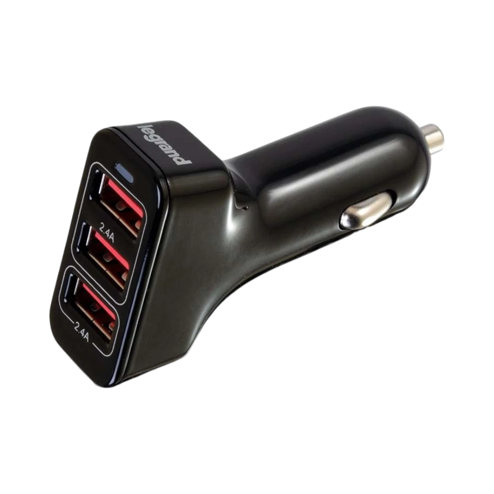 C2G Smart 3-Port USB Car Charger 4.8A Power Output — Being Shipped