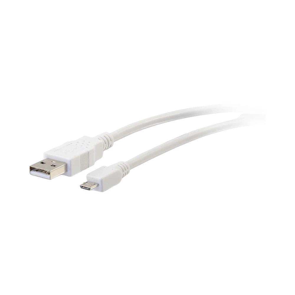 C2G 3ft USB 2.0 A to Micro-B Cable M/M (White) — Being Shipped