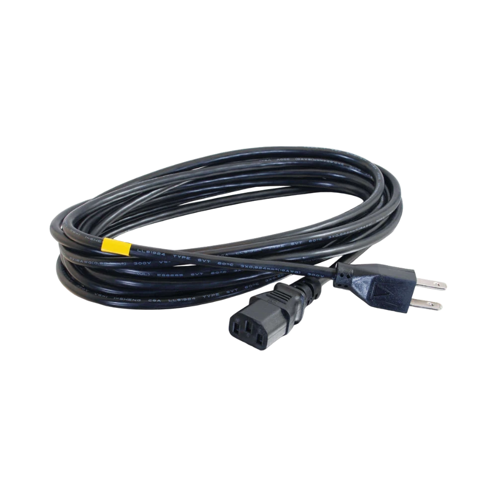 C2G 5ft (1.5m) 16 AWG Universal Power Cord (NEMA 5-15P to IEC320C13) (TAA Compliant) — Being Shipped