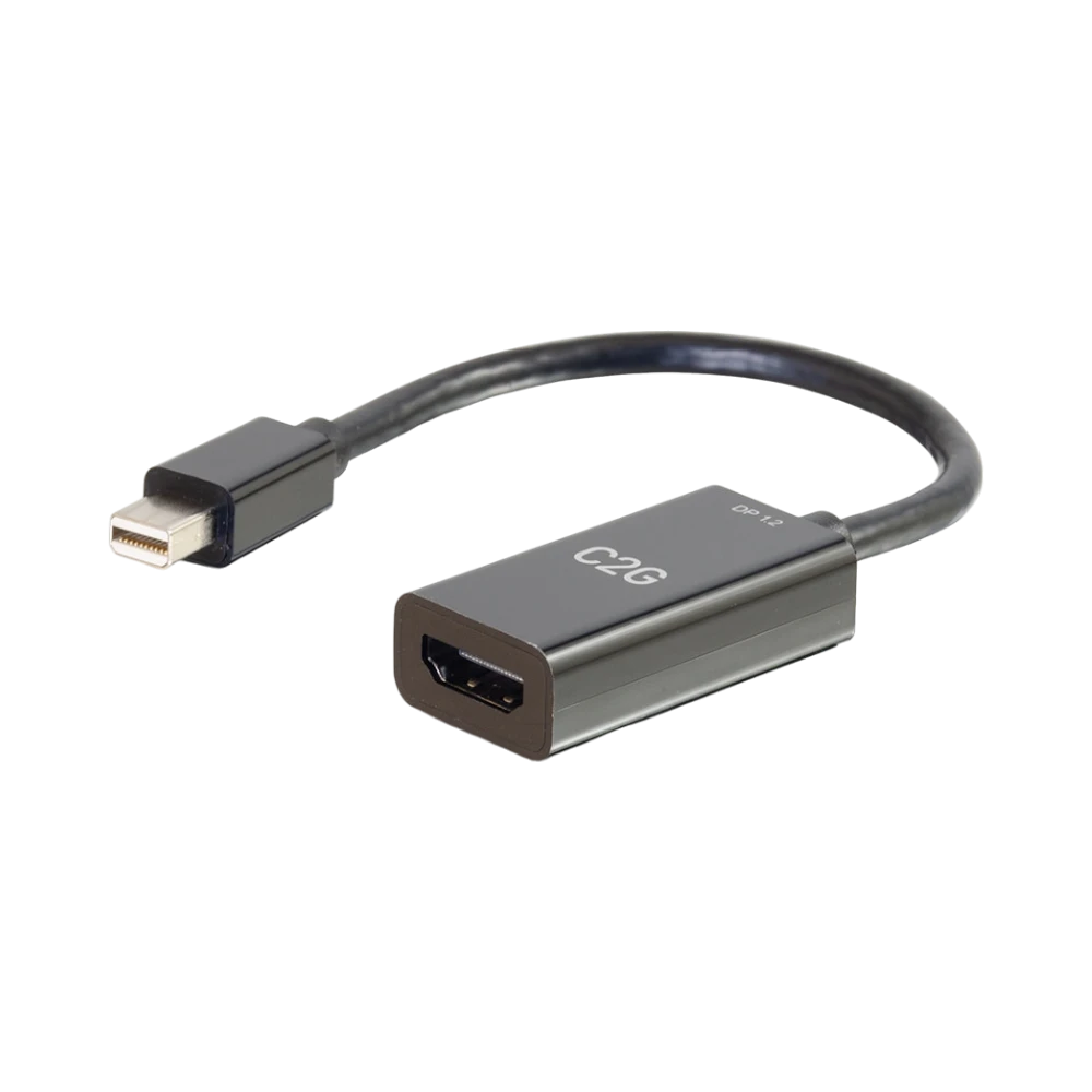 C2G 8in Mini DisplayPort Male to HDMI Female Passive Adapter Converter (4K 30Hz) — Being Shipped