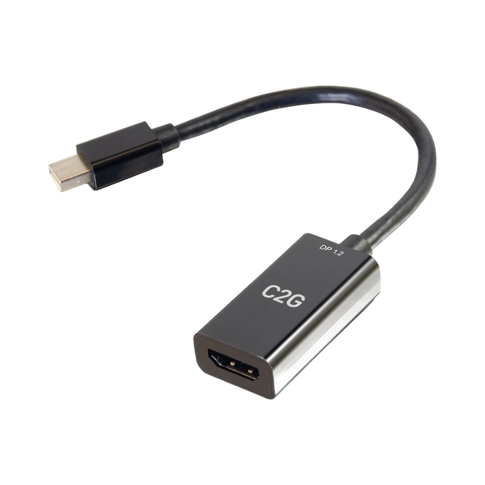 C2G 8in Mini DisplayPort Male to HDMI Female Passive Adapter Converter (4K 30Hz) — Being Shipped