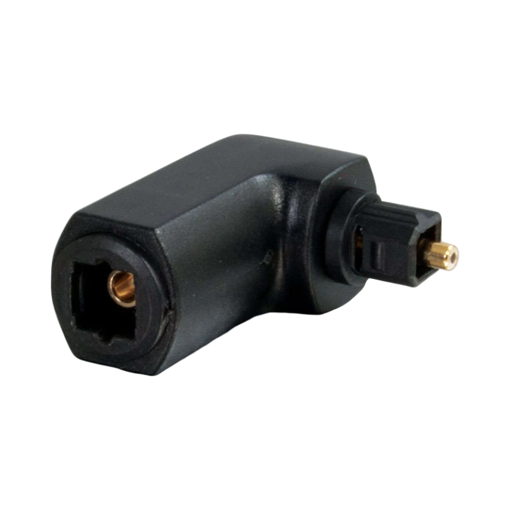 C2G Velocity Right Angle TOSLINK Port Saver Adapter (TAA Compliant) — Being Shipped