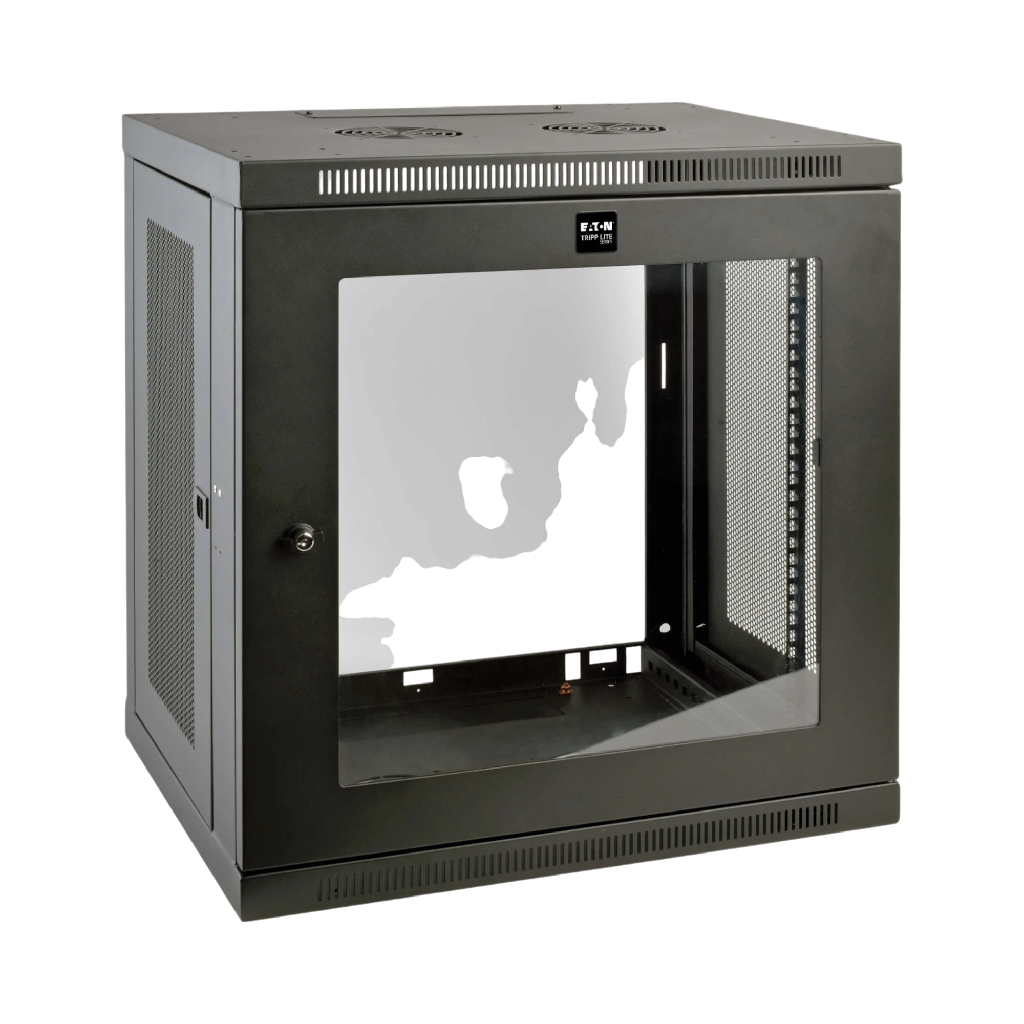 Tripp Lite SmartRack 12U Low-Profile Switch-Depth Wall-Mount Small Rack Enclosure, Clear Acrylic Window — Being Shipped