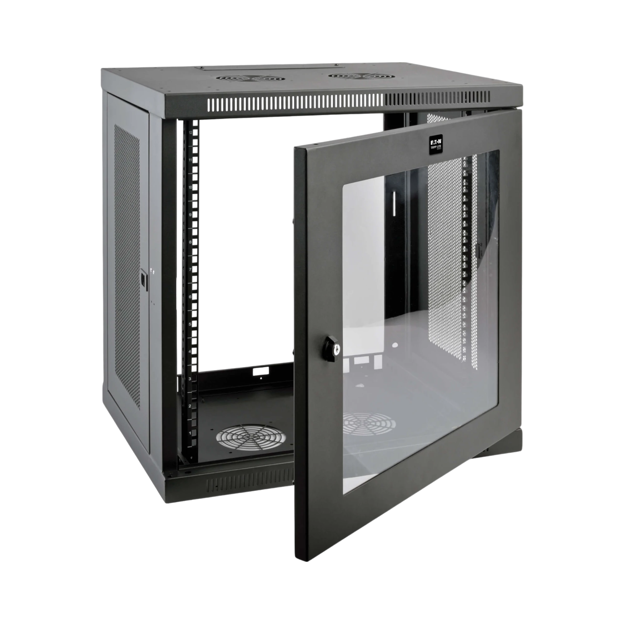 Tripp Lite SmartRack 12U Low-Profile Switch-Depth Wall-Mount Small Rack Enclosure, Clear Acrylic Window — Being Shipped