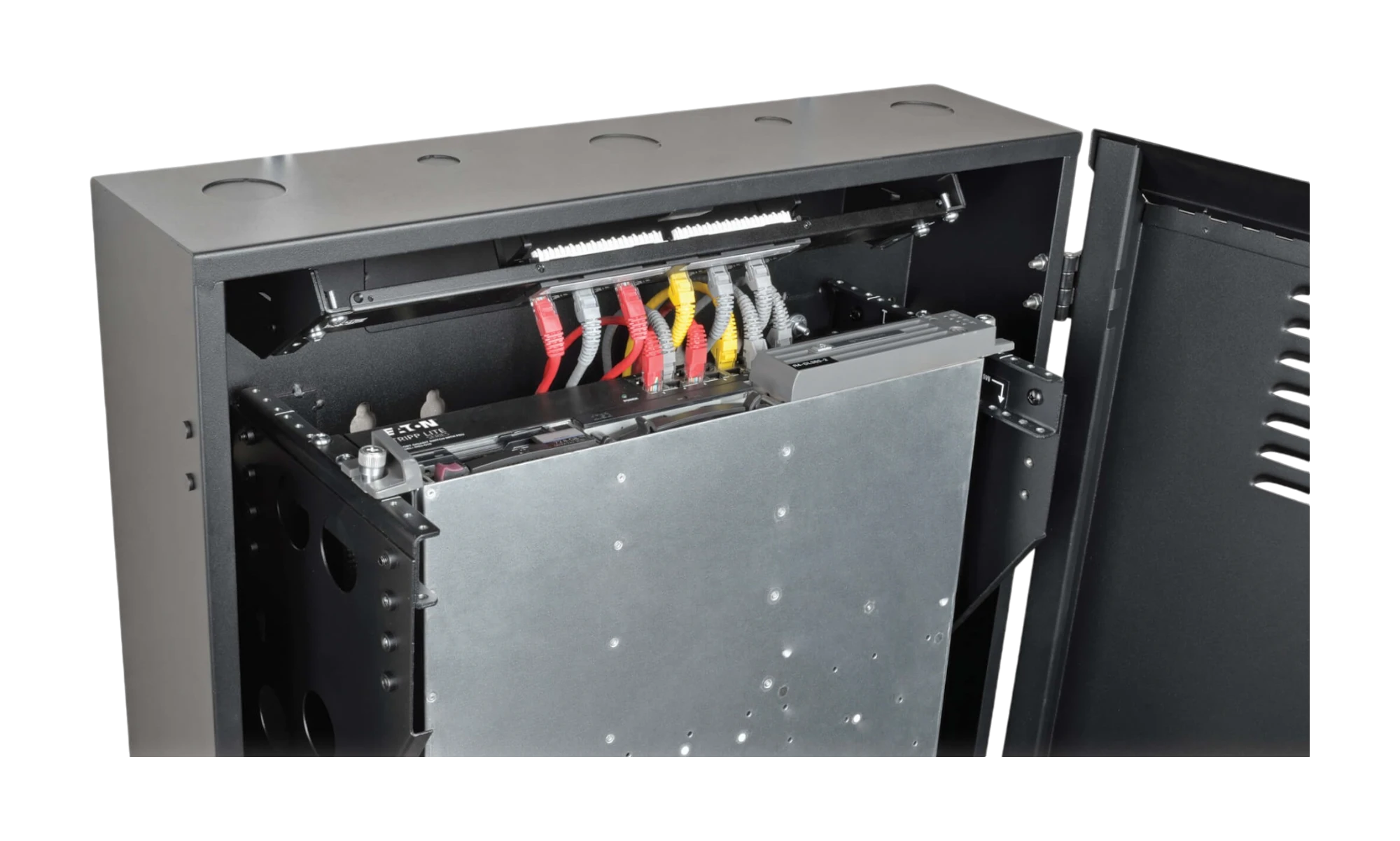 Tripp Lite SmartRack 4U Low-Profile Vertical-Mount Server-Depth Wall-Mount Rack Enclosure Cabinet — Being Shipped