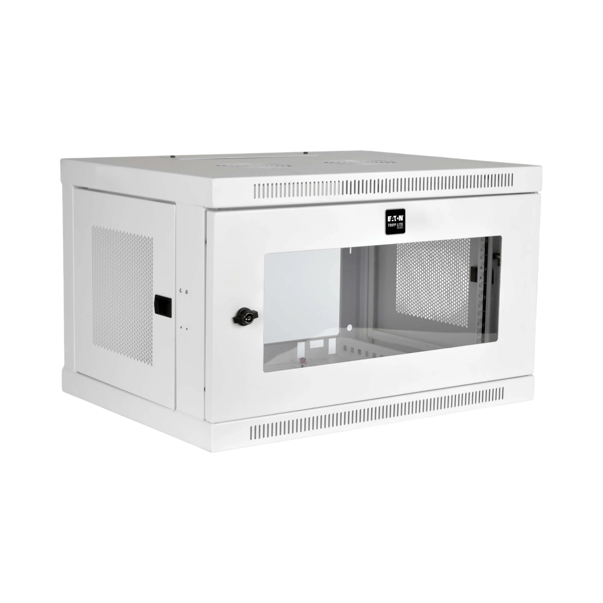 Tripp Lite SmartRack 6U Low-Profile Switch-Depth Wall-Mount Mini Rack Enclosure, Clear Acrylic Window, White — Being Shipped