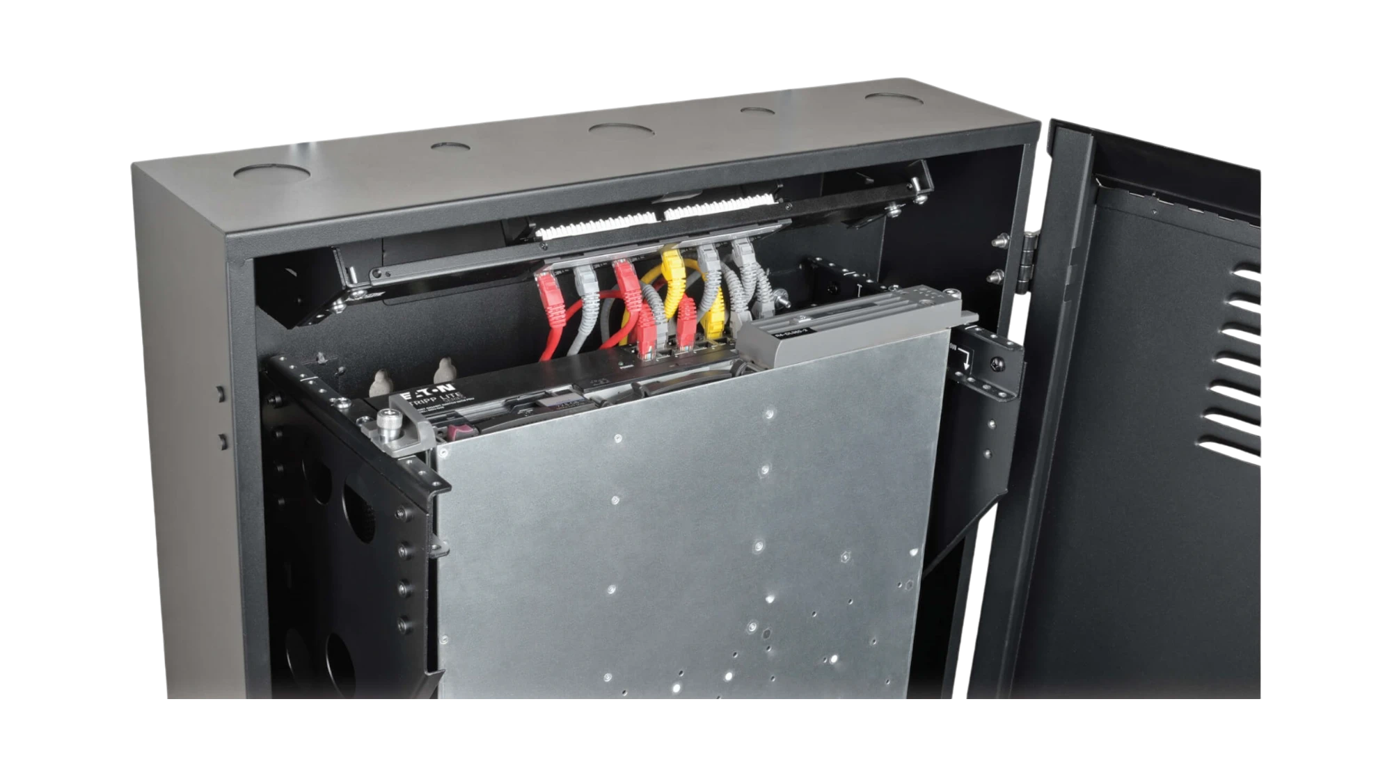 Tripp Lite SmartRack 2U Low-Profile Vertical-Mount Server-Depth Wall-Mount Rack Enclosure Cabinet — Being Shipped