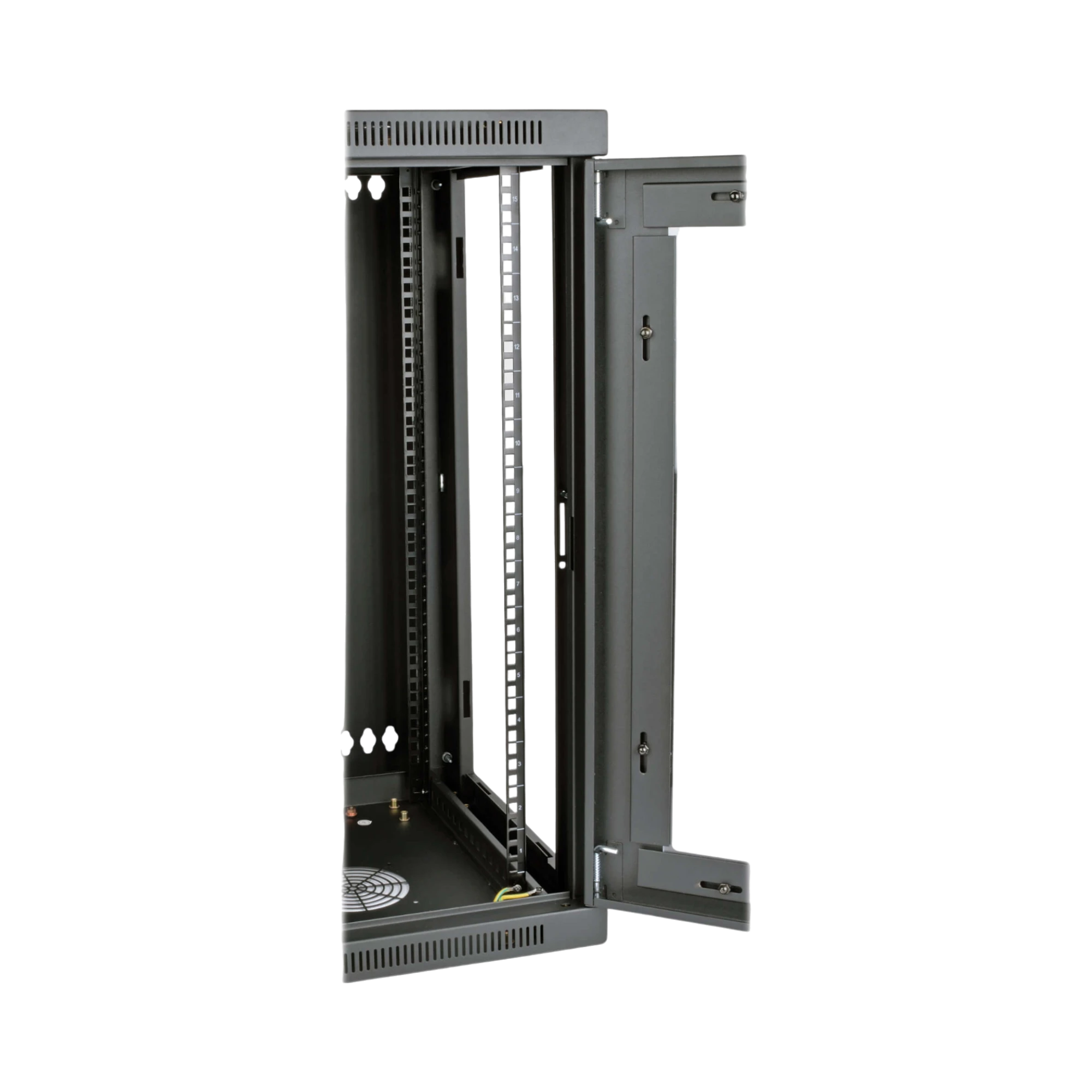 Tripp Lite SmartRack 15U Low-Profile Switch-Depth Wall-Mount Half-Height Rack Enclosure, Clear Acrylic Window, Hinged Back — Being Shipped