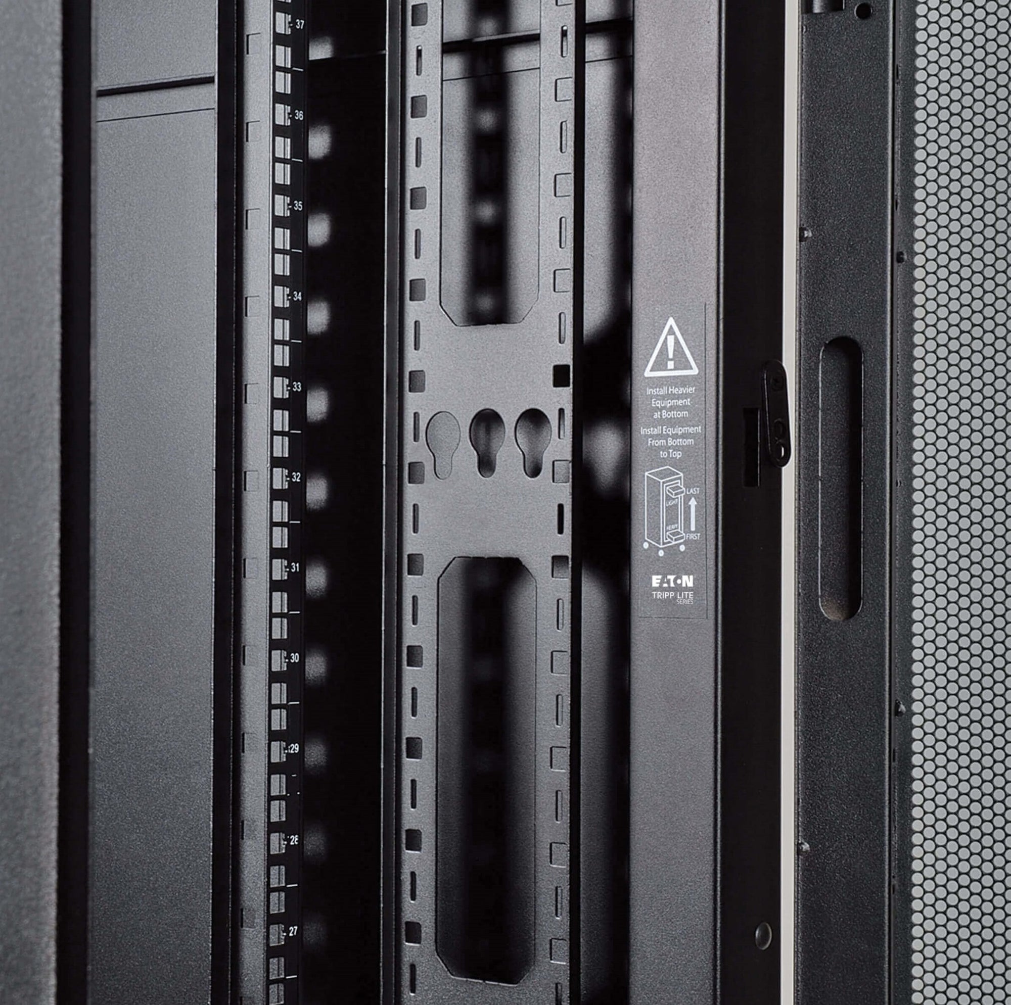 Tripp Lite 45U Extra-Deep Server Rack, 48 in. (1219 mm) Depth, Doors & Side Panels Included — Being Shipped