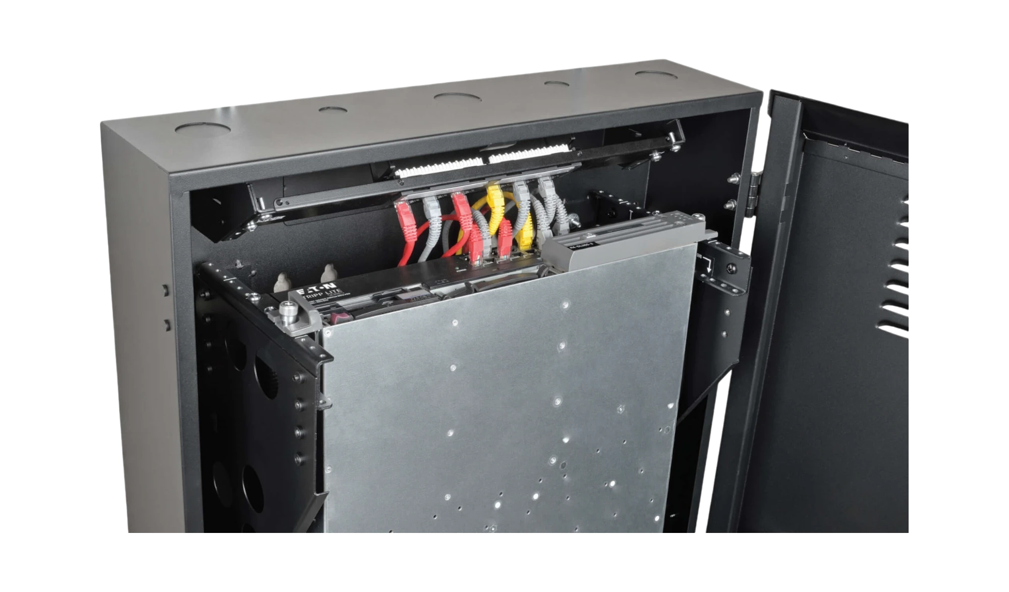 Tripp Lite SmartRack 2U Low-Profile Vertical-Mount Switch-Depth Wall-Mount Rack Enclosure Cabinet — Being Shipped