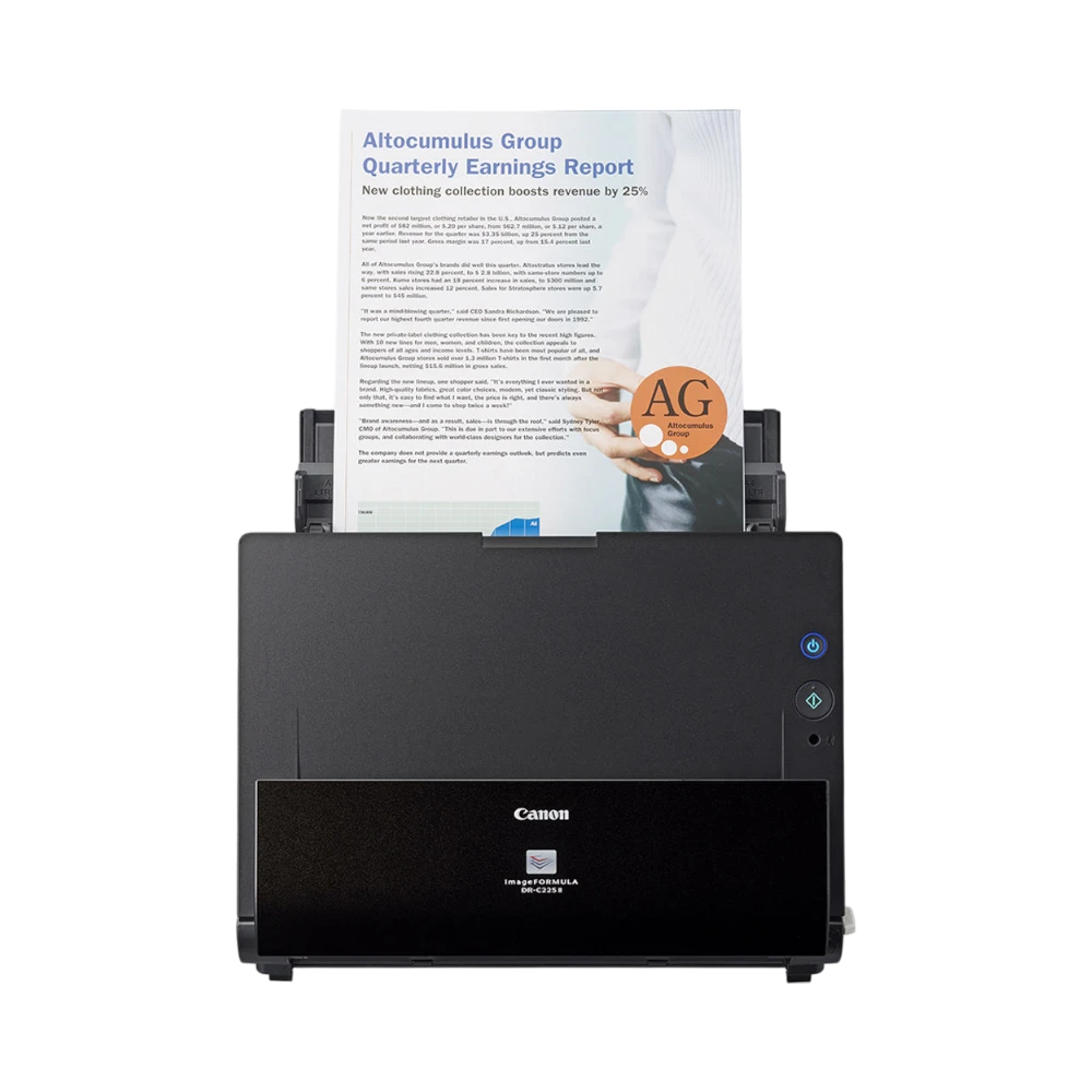 Canon imageFORMULA DR-C225 II Compact Document Scanner — Being Shipped