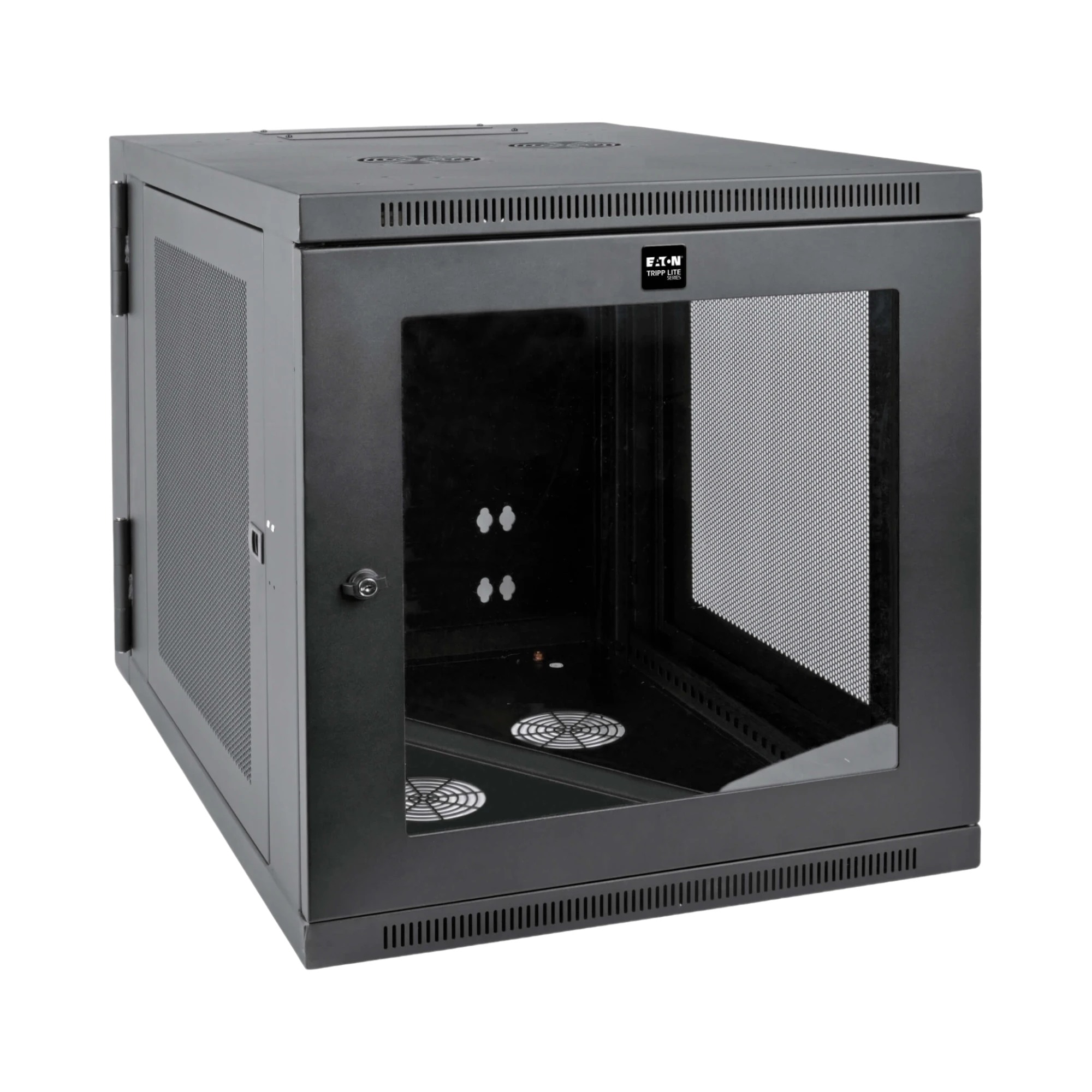 Tripp Lite SmartRack 12U Server-Depth Wall-Mount Small Rack Enclosure, Clear Acrylic Window, Hinged Back — Being Shipped