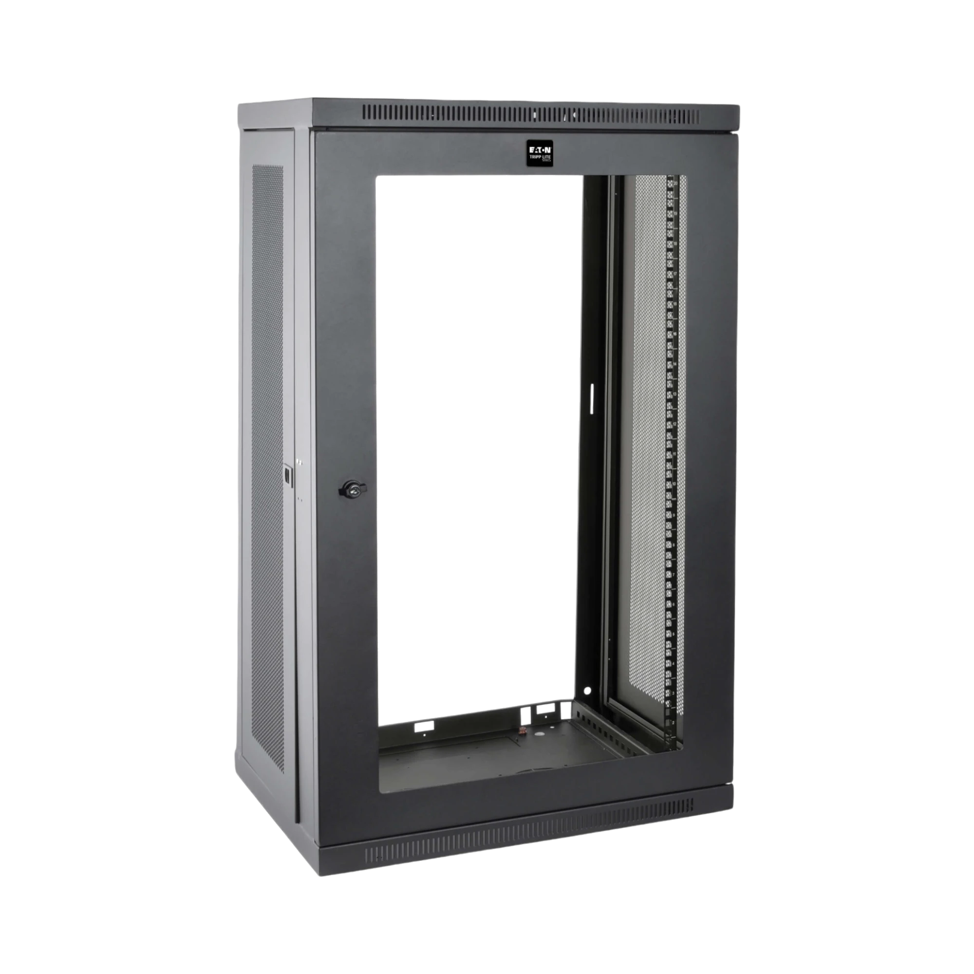 Tripp Lite SmartRack 21U Low-Profile Switch-Depth Wall-Mount Half-Height Rack Enclosure, Clear Acrylic Window — Being Shipped