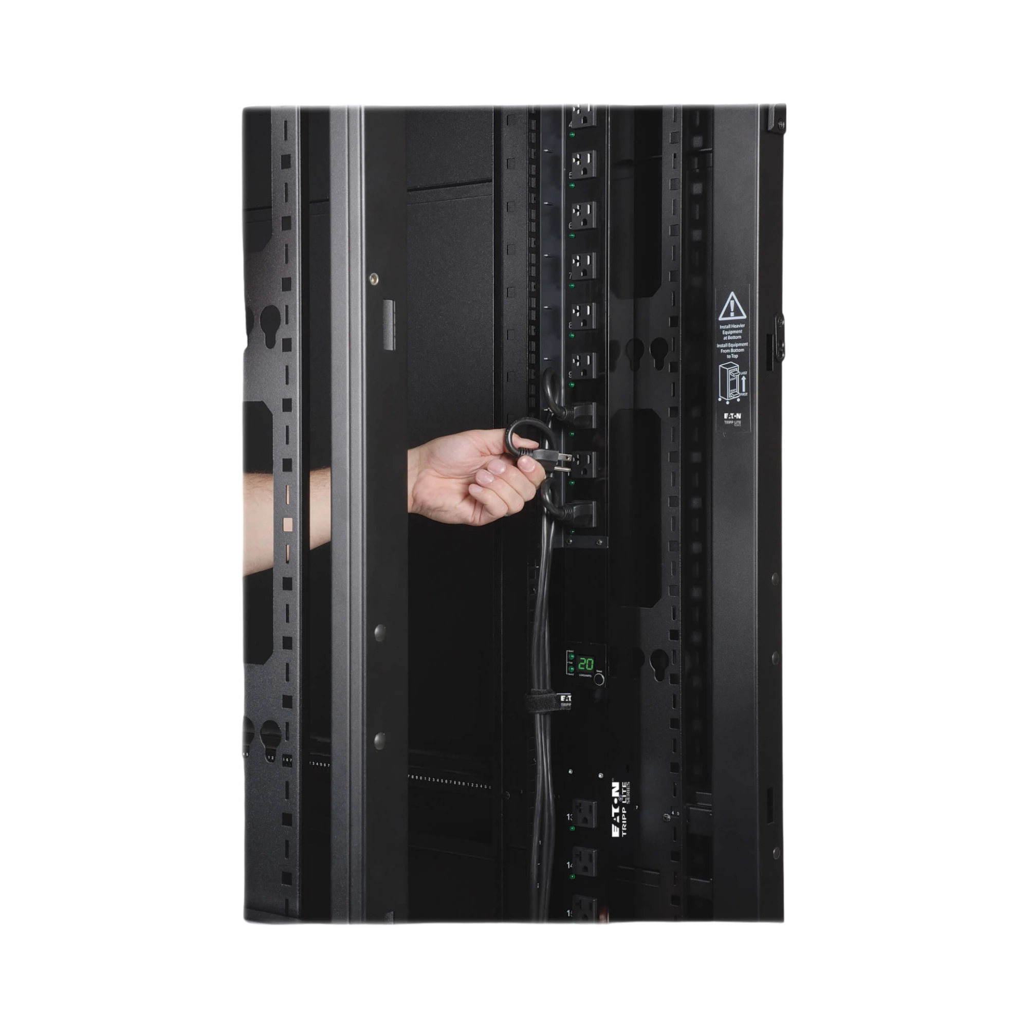 Tripp Lite 48U SmartRack Wide Standard-Depth Rack Enclosure Cabinet with doors & side panels — Being Shipped