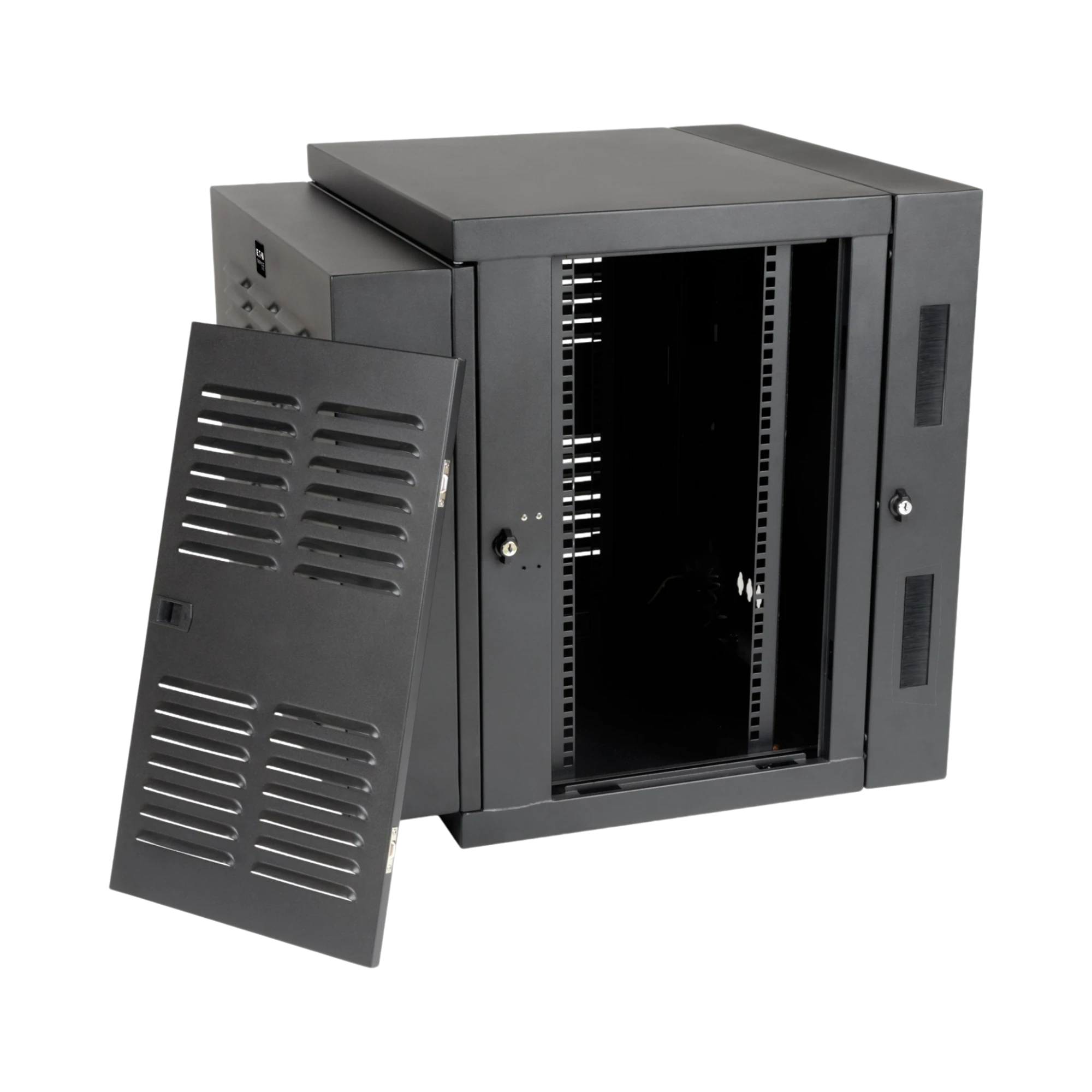 Tripp Lite SmartRack 12U Switch-Depth Wall-Mount Small Rack Enclosure for Harsh Environments, Hinged Back, 230V — Being Shipped