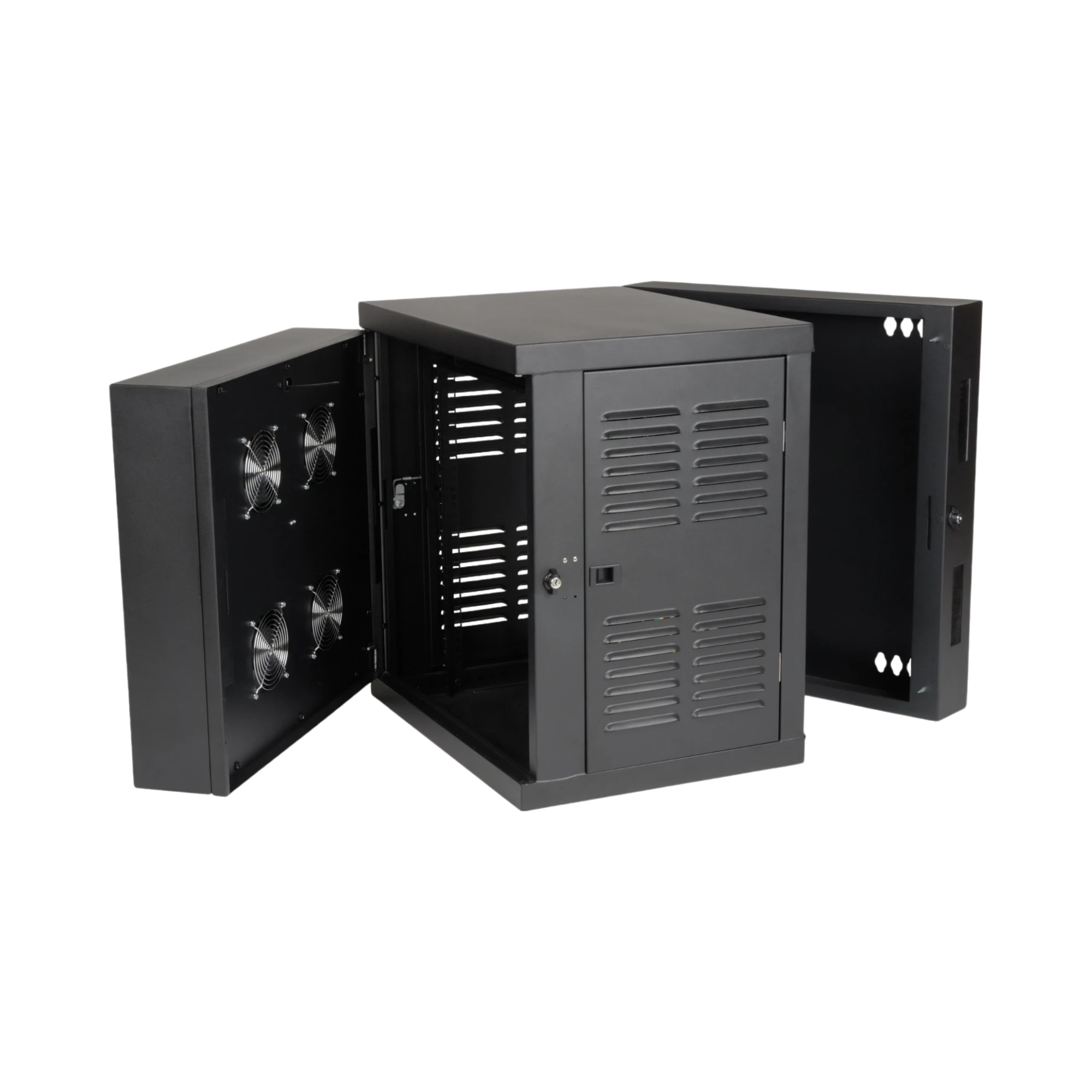 Tripp Lite SmartRack 12U Switch-Depth Wall-Mount Small Rack Enclosure for Harsh Environments, Hinged Back, 230V — Being Shipped