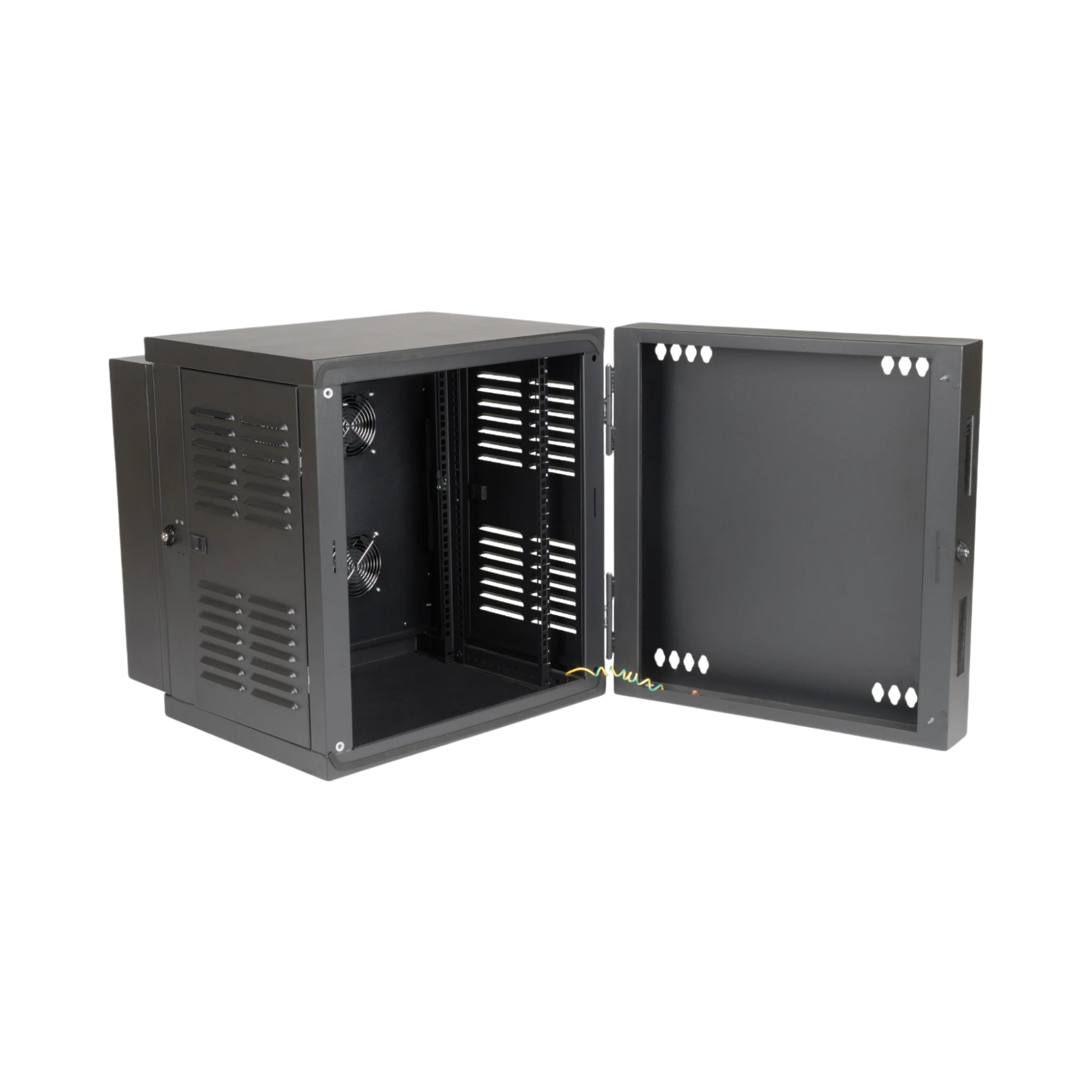 Tripp Lite SmartRack 12U Switch-Depth Wall-Mount Small Rack Enclosure for Harsh Environments, Hinged Back, 230V — Being Shipped