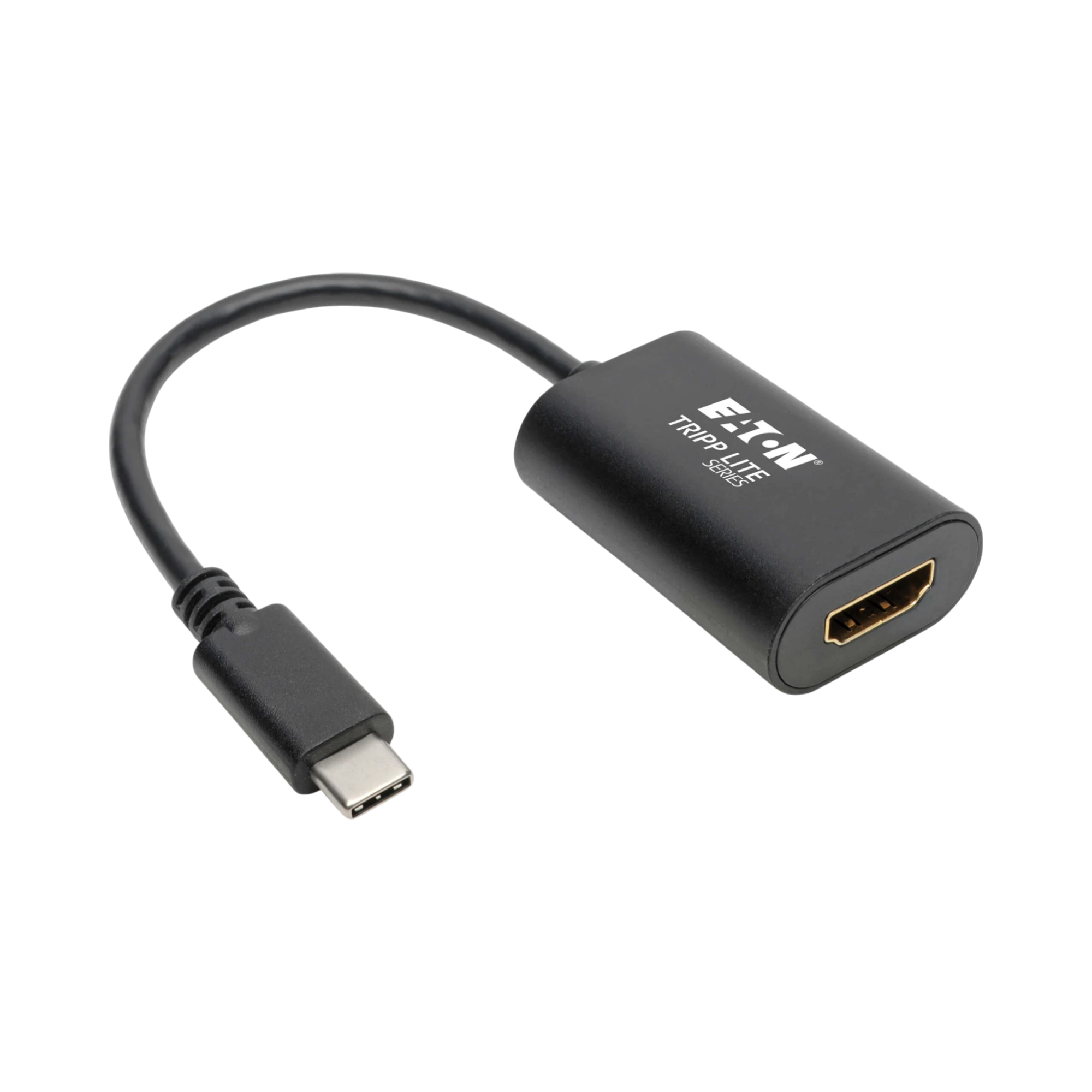 Tripp Lite USB-C to HDMI Adapter (M/F), 4K 60 Hz, HDCP 2.2, Black — Being Shipped