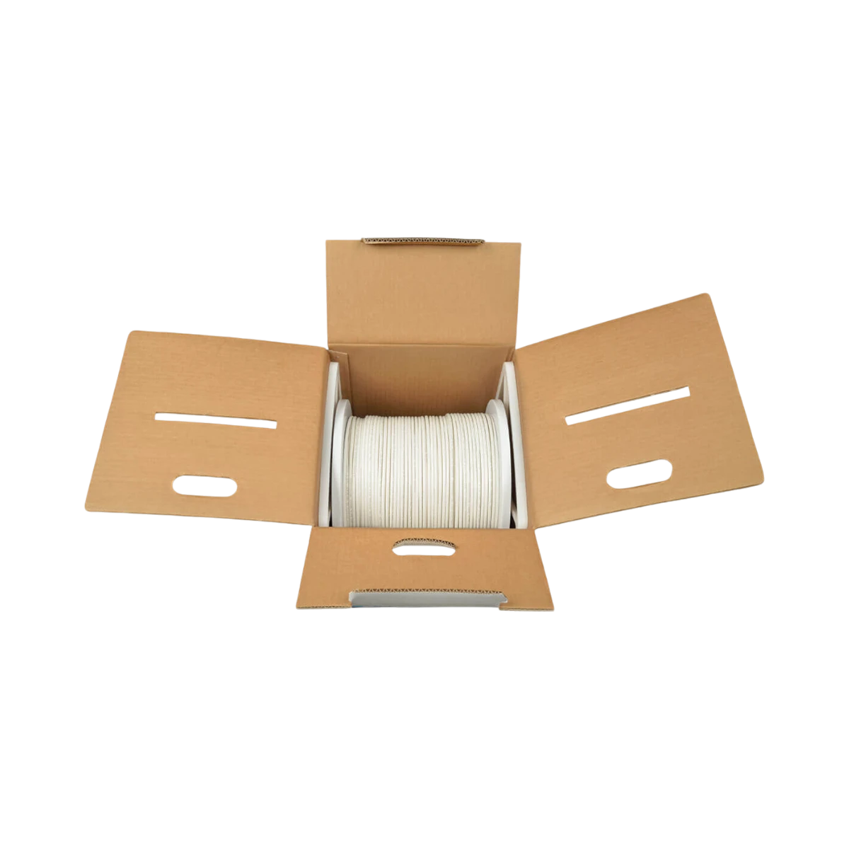 Tripp Lite Cat6 Gigabit Bulk UTP Stranded 24 AWG CMR PVC Cable, White, 1000 ft. (304.8 m) TAA — Being Shipped