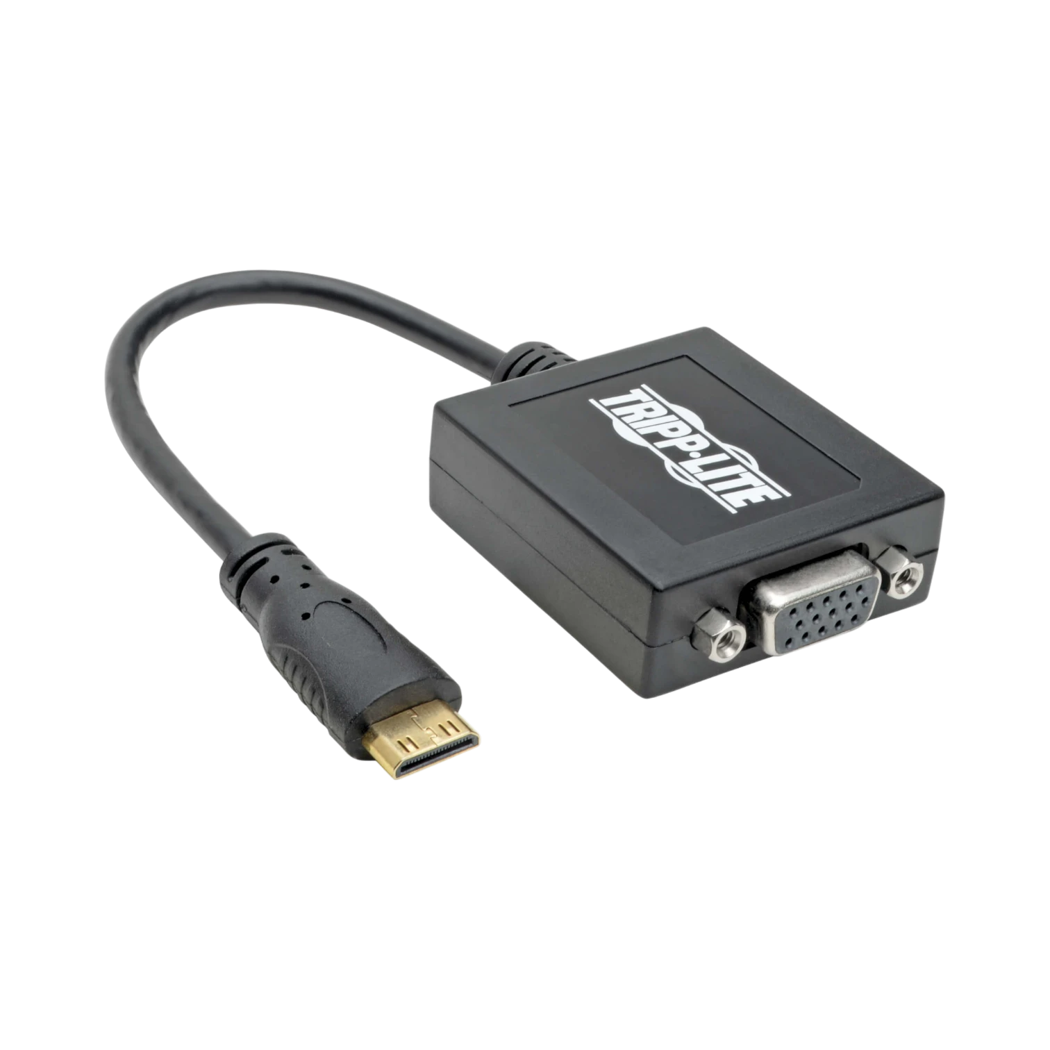 Tripp Lite Mini HDMI to VGA Adapter Video Converter, (M/F), 6-in. (15.24 cm), TAA — Being Shipped