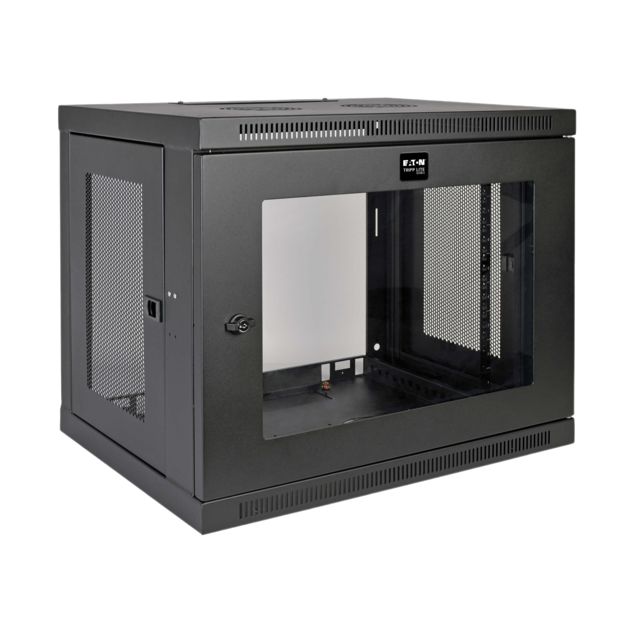 Tripp Lite SmartRack 9U Low-Profile Switch-Depth Wall-Mount Mini Rack Enclosure, Clear Acrylic Window — Being Shipped