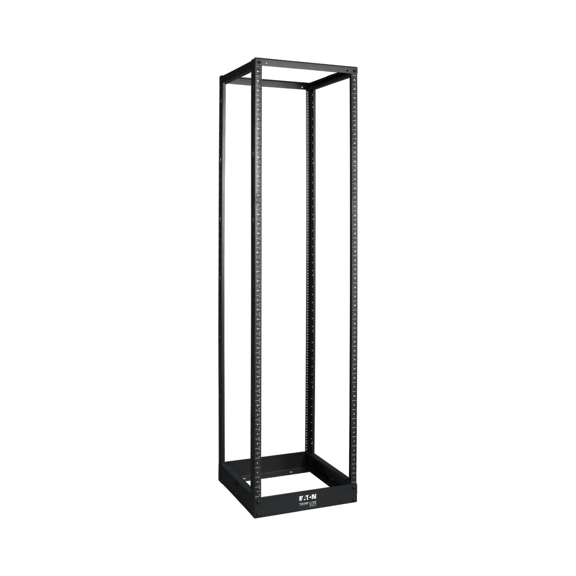 Tripp Lite 45U SmartRack 4-Post Open Frame Rack, 1000 lbs (453.6 kgs) Capacity, Organize and Secure Network Rack Equipment — Being Shipped