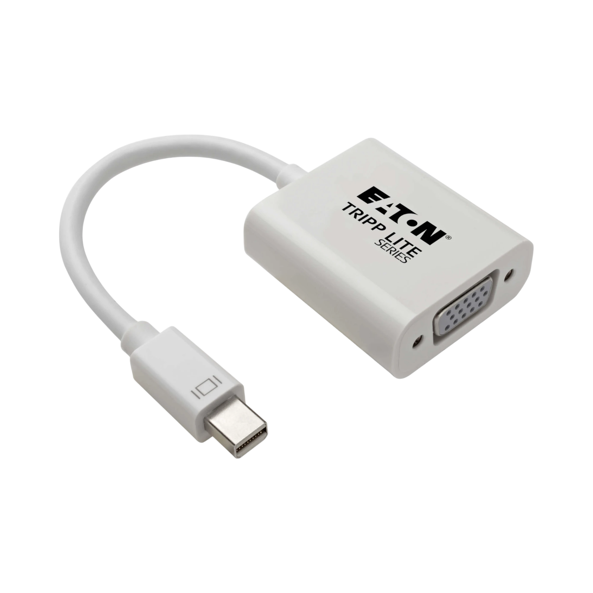 Tripp Lite Keyspan Mini DisplayPort to Active VGA Adapter, Video Converter (M/F), White, 6-in. (15.24 cm), TAA — Being Shipped