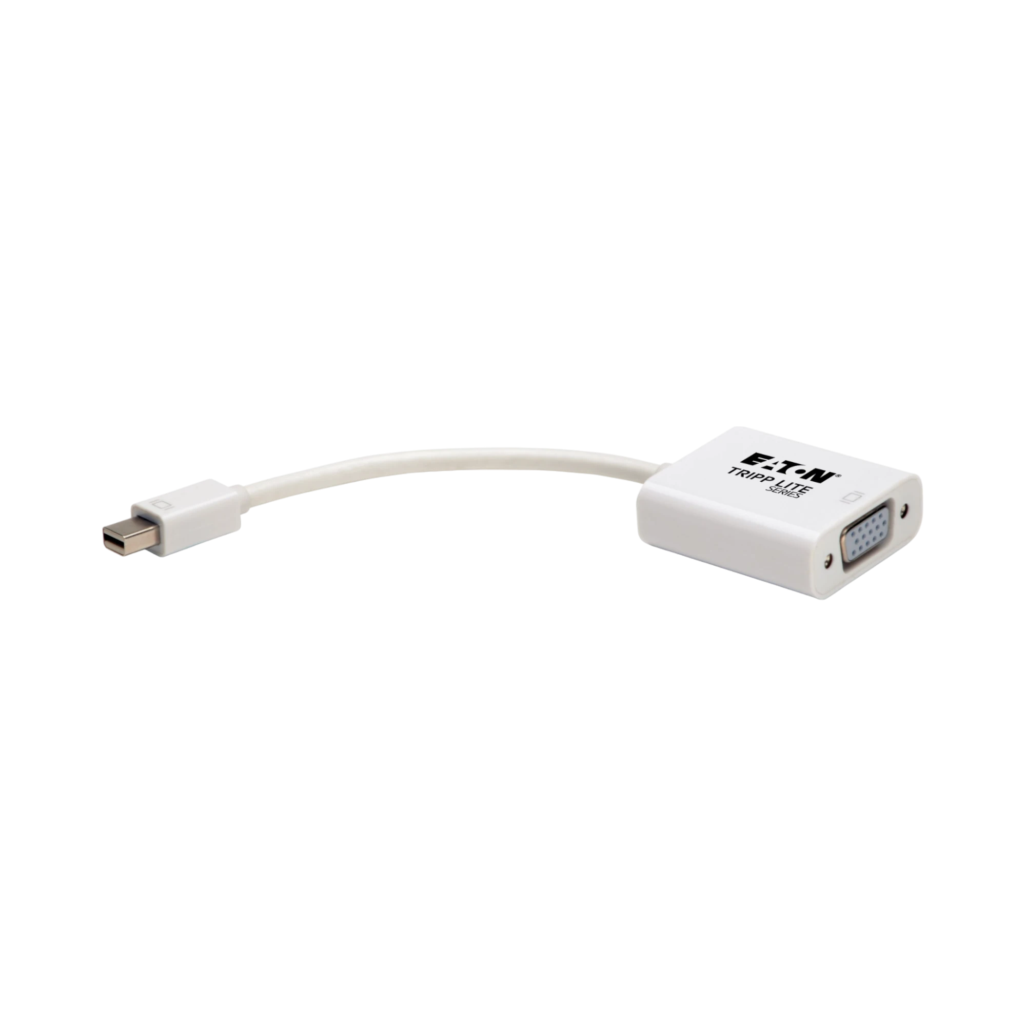 Tripp Lite Keyspan Mini DisplayPort to Active VGA Adapter, Video Converter (M/F), White, 6-in. (15.24 cm), TAA — Being Shipped