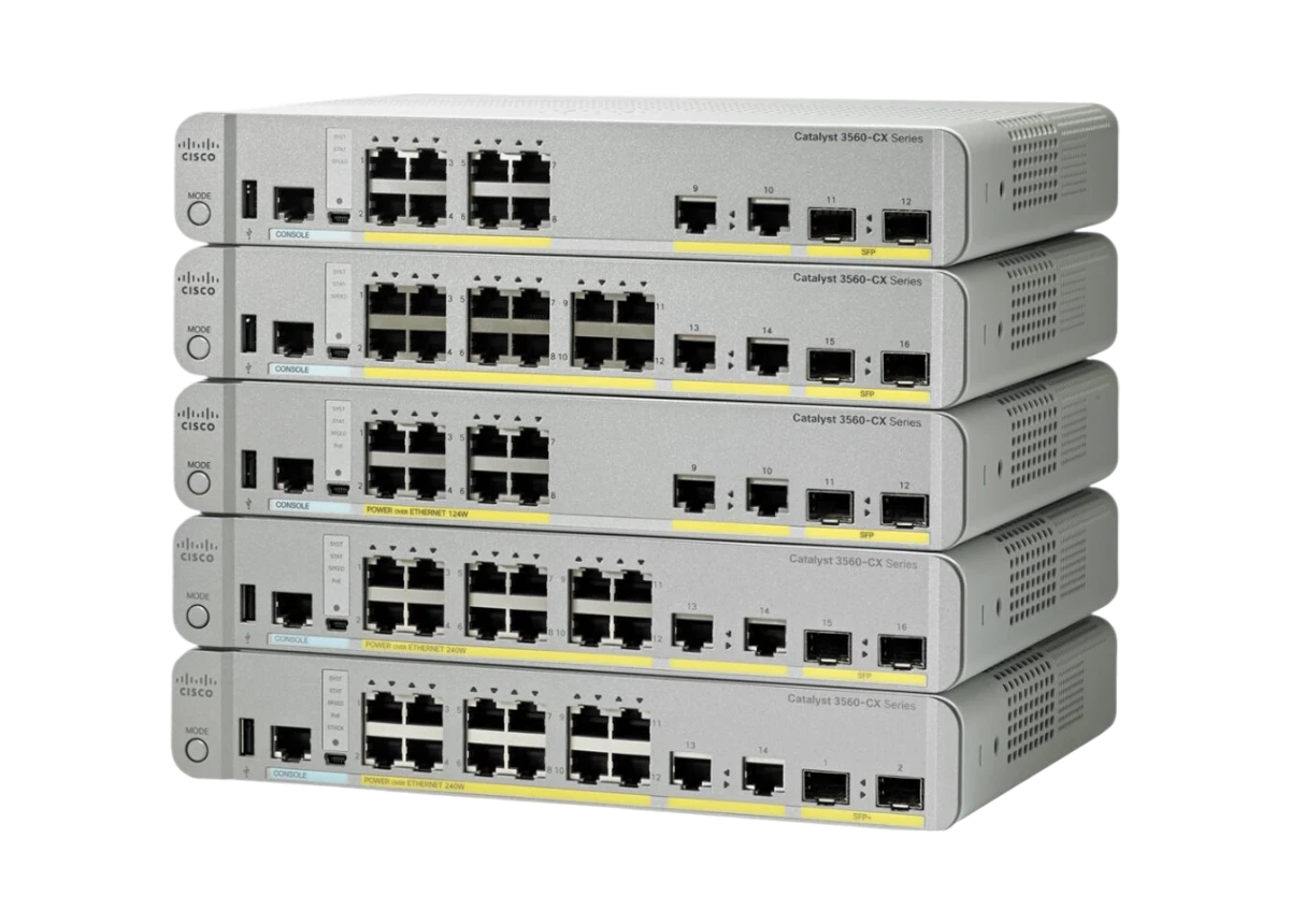 Cisco Catalyst 3560CX 12-Port Managed Network Switch — Being Shipped