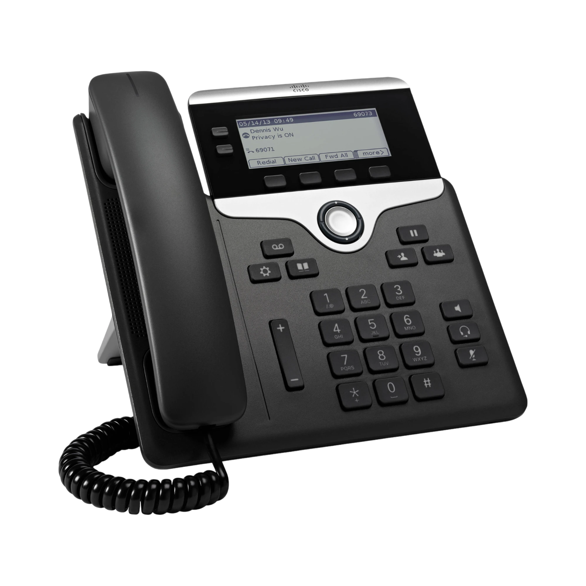 Cisco 7821 Two-Line IP Phone (Charcoal) — Being Shipped